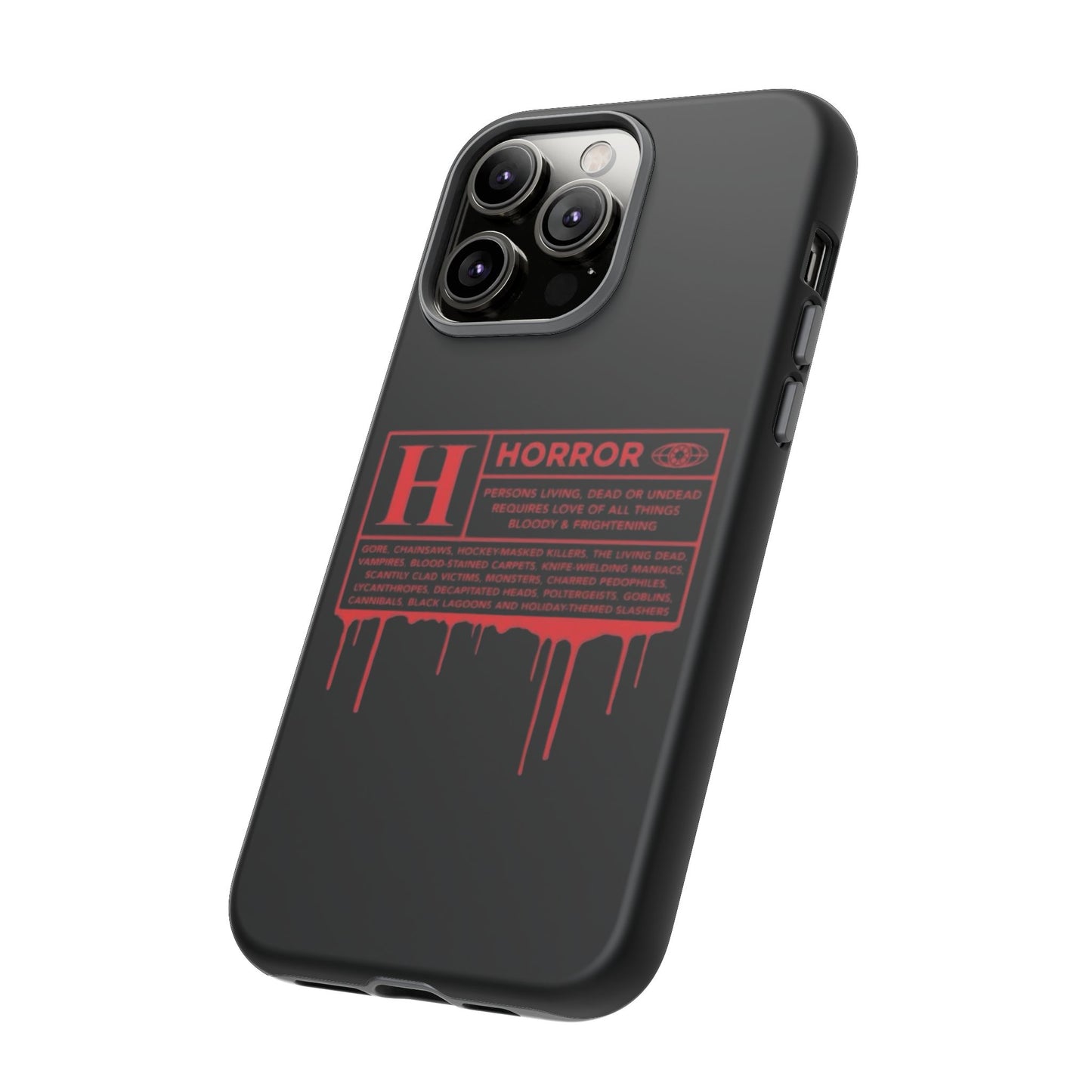 Horror Movie Rating Phone Case