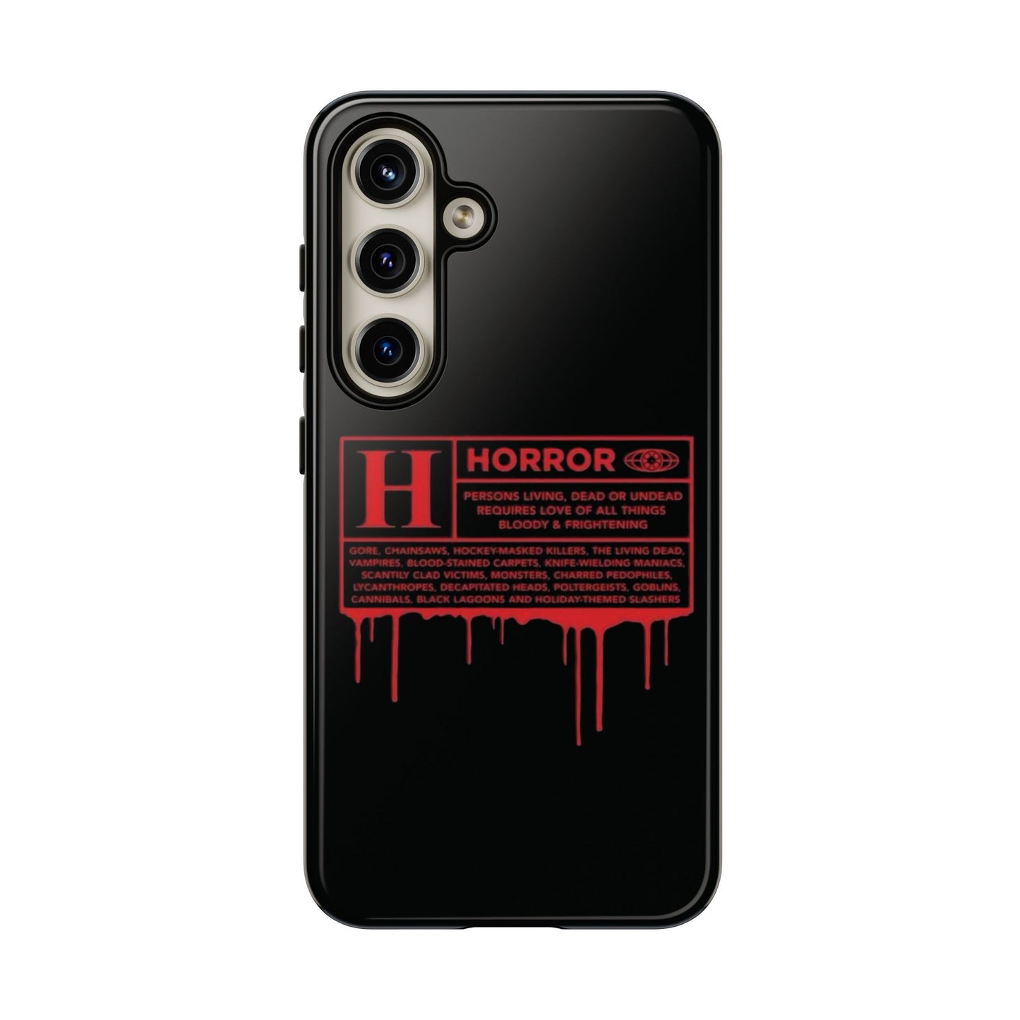 Horror Movie Rating Phone Case