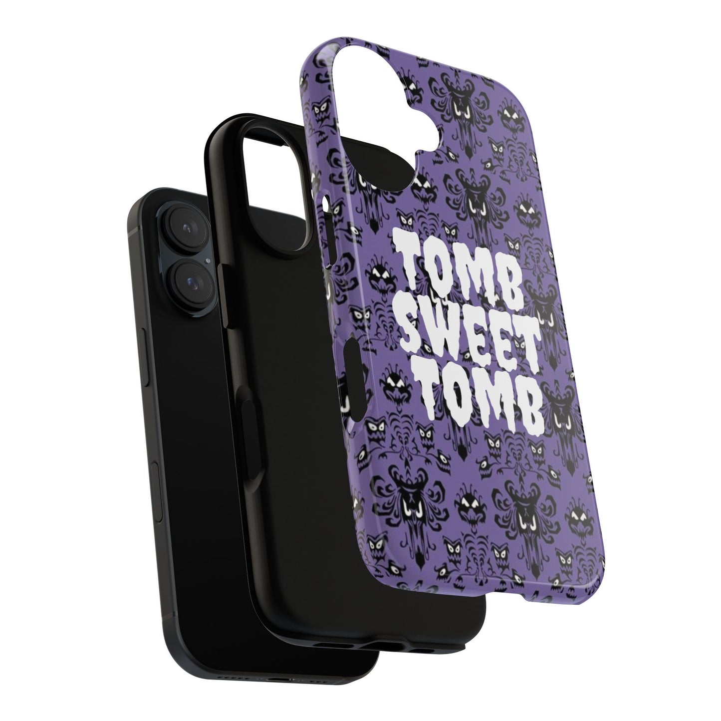 Phone Case - Disney Haunted Mansion Wallpaper Tomb Sweet Tomb