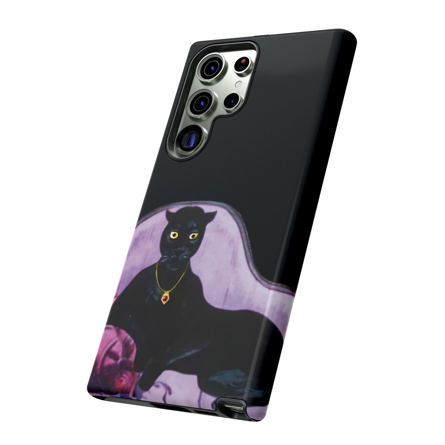 Haunted Mansion Panther Cat Lady Phone Case IPhone and Galaxy