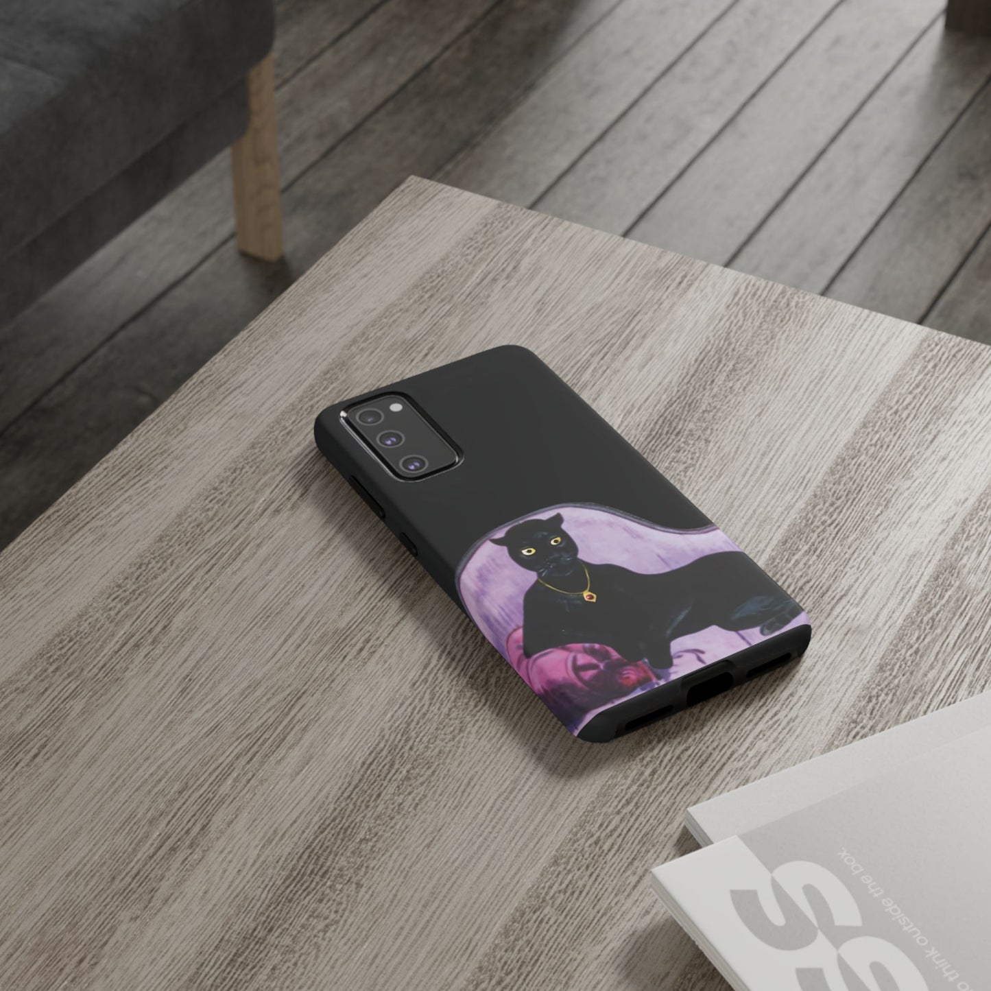 Haunted Mansion Panther Cat Lady Phone Case IPhone and Galaxy