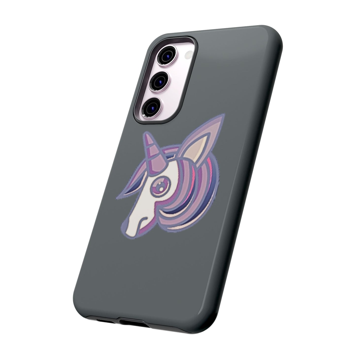 Gothic Unicorn Hard Phone Case for I Phone and Galaxy