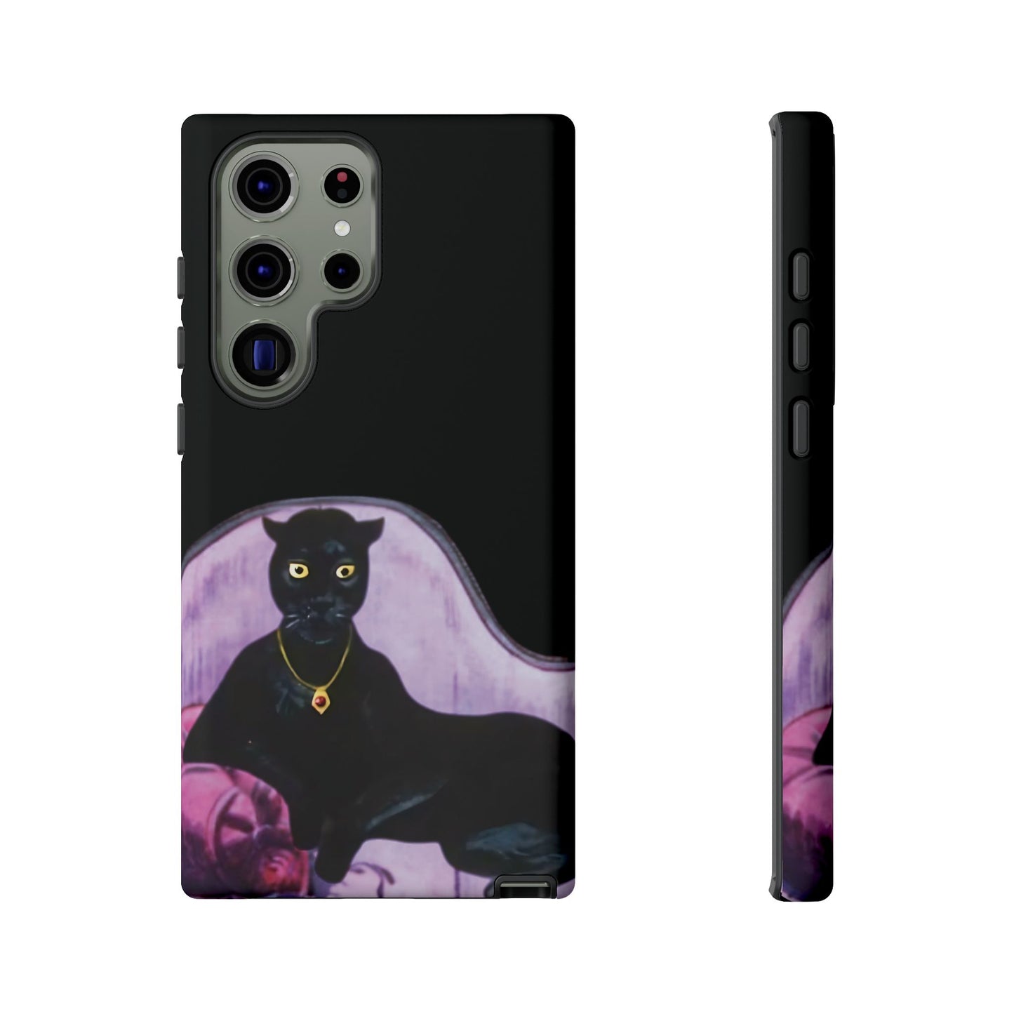 Haunted Mansion Panther Cat Lady Phone Case IPhone and Galaxy