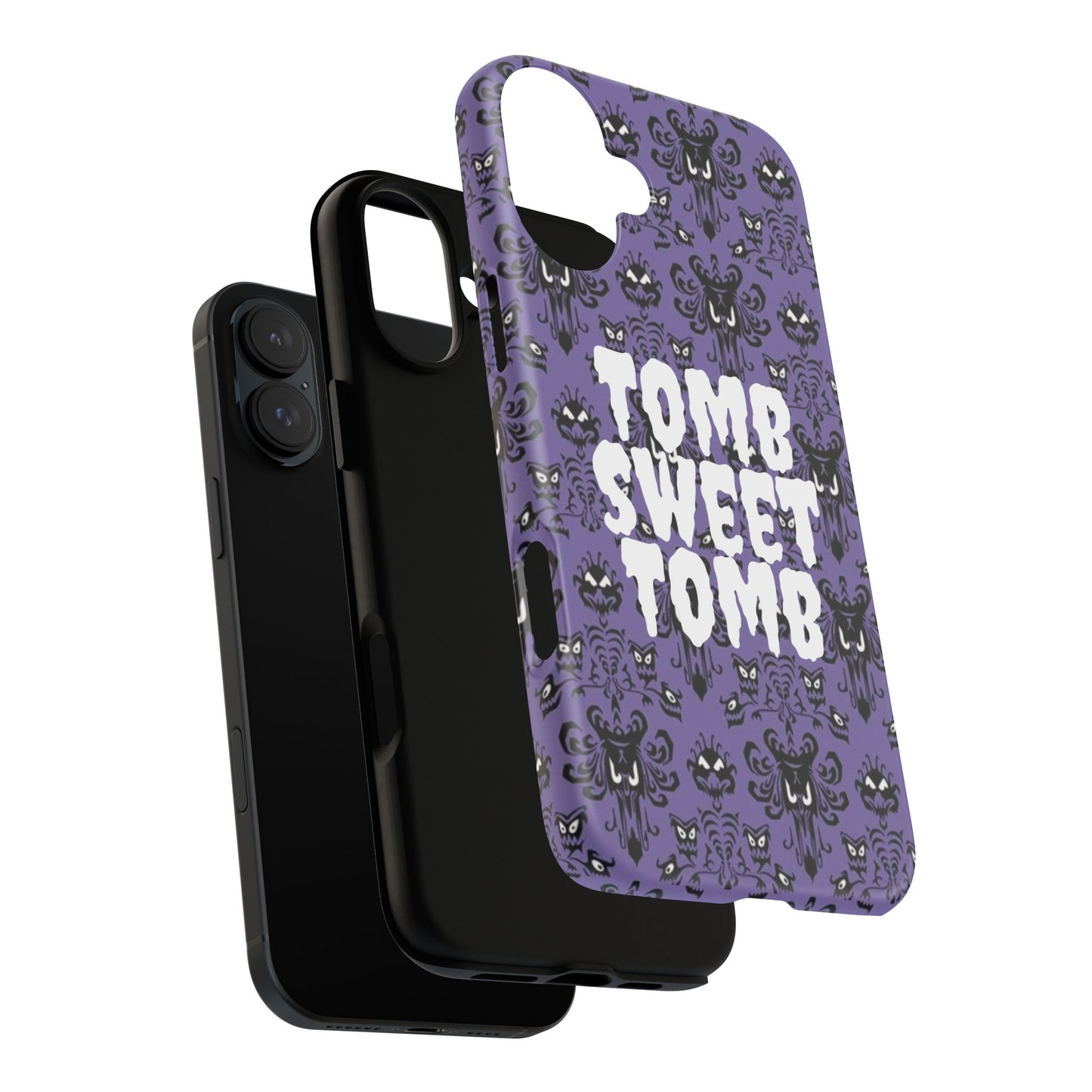 Phone Case - Disney Haunted Mansion Wallpaper Tomb Sweet Tomb