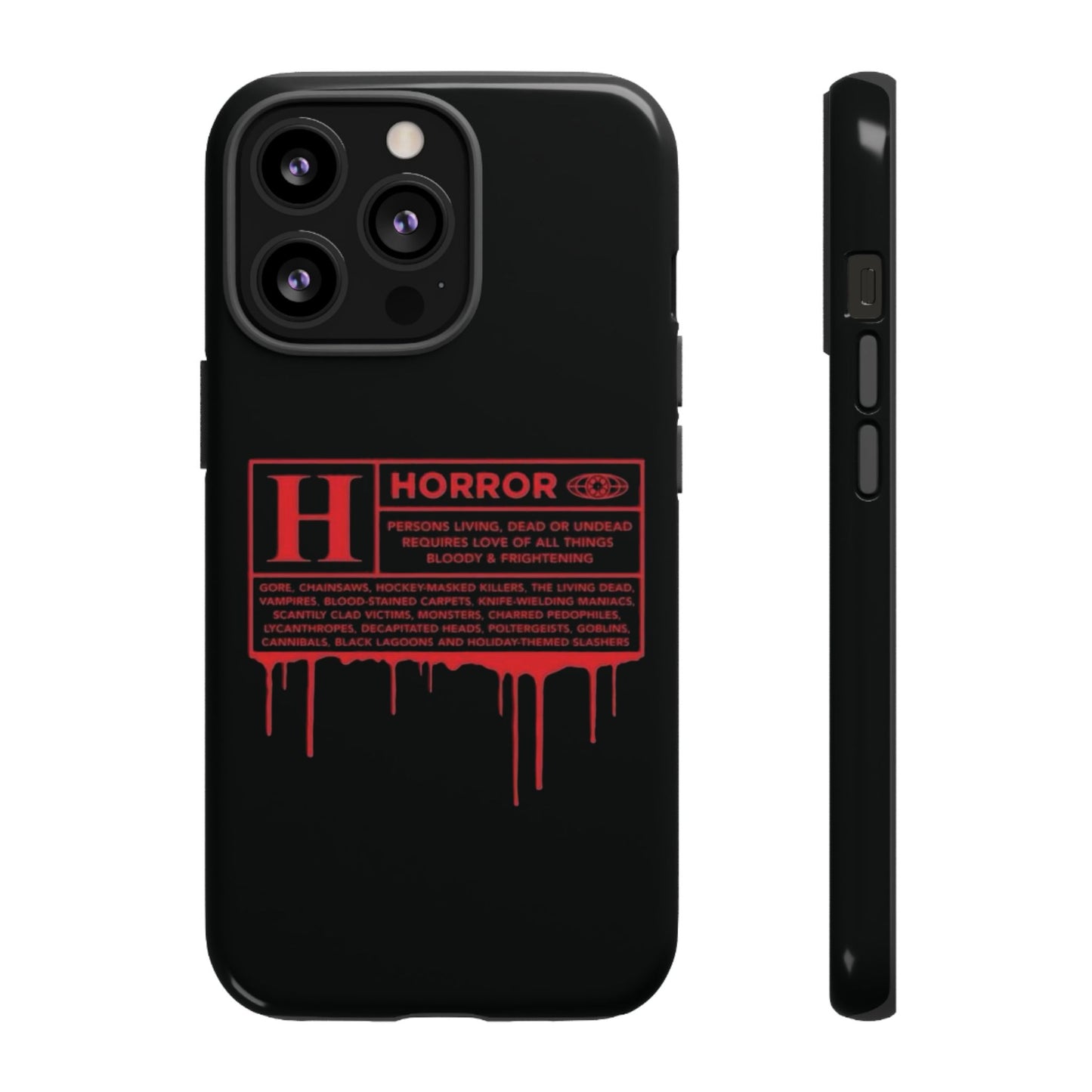 Horror Movie Rating Phone Case