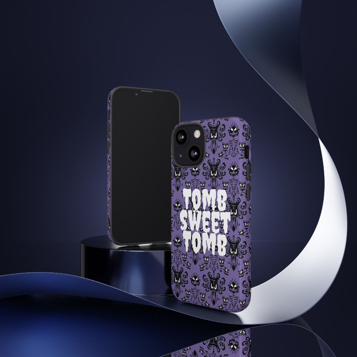 Phone Case - Disney Haunted Mansion Wallpaper Tomb Sweet Tomb