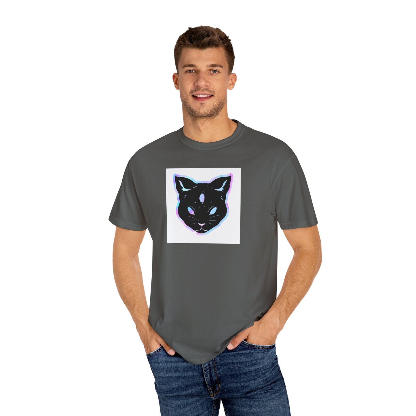 Magic Witchy Black Cat Unisex T-Shirt