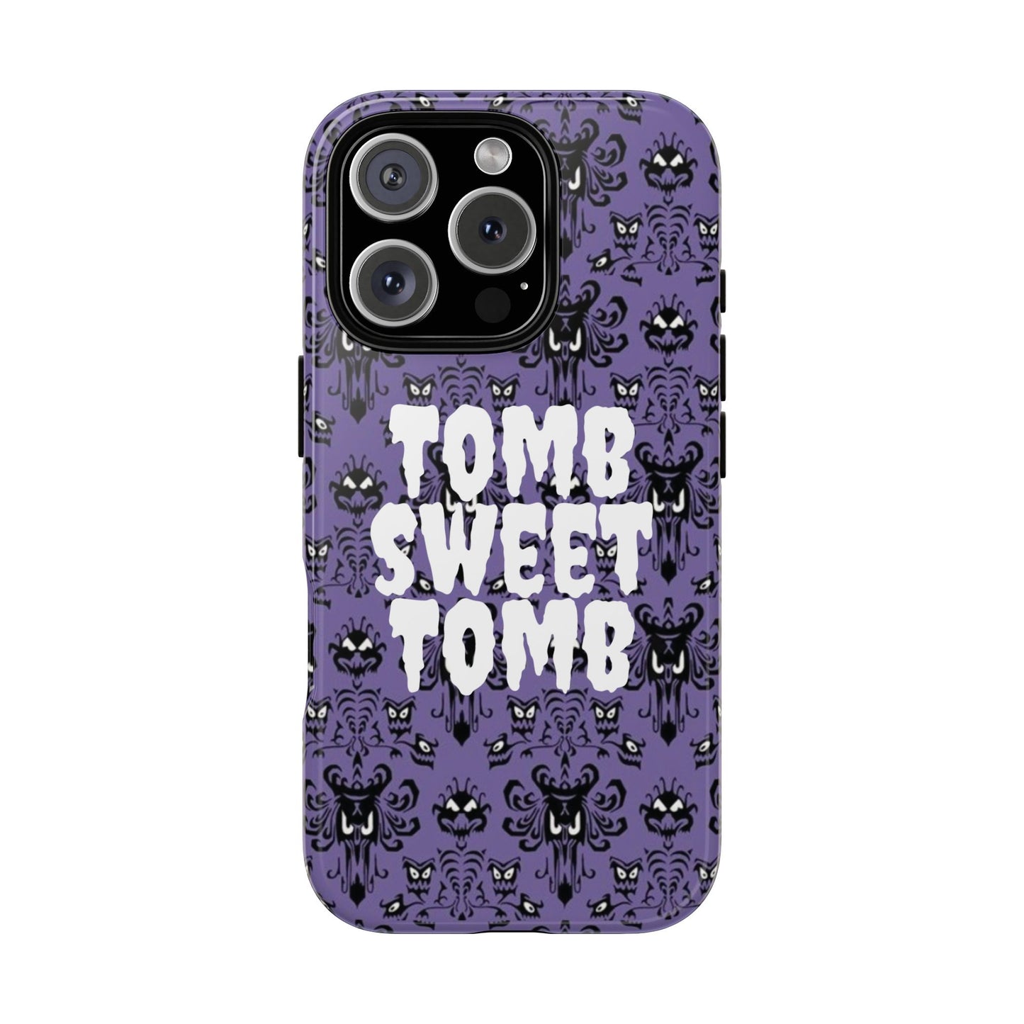 Phone Case - Disney Haunted Mansion Wallpaper Tomb Sweet Tomb