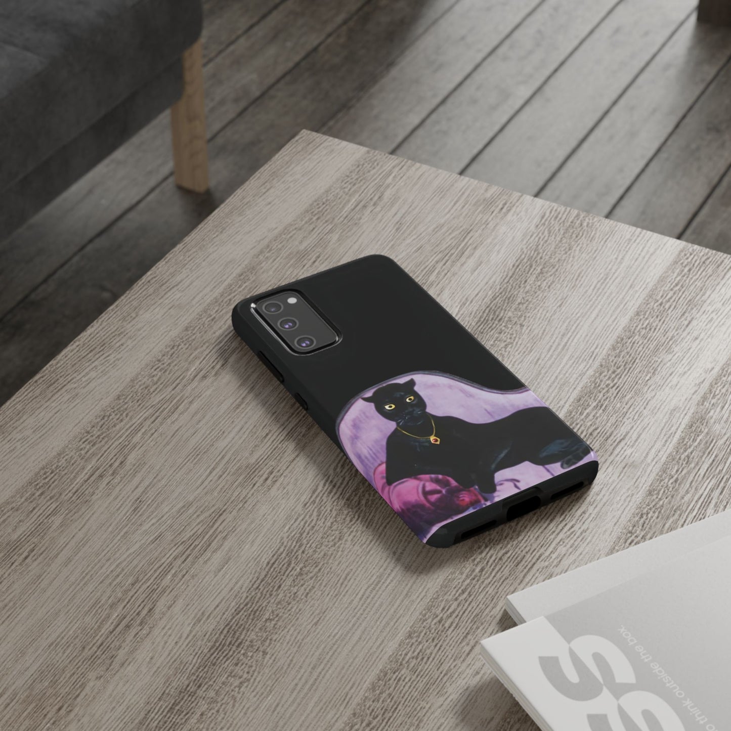 Haunted Mansion Panther Cat Lady Phone Case IPhone and Galaxy