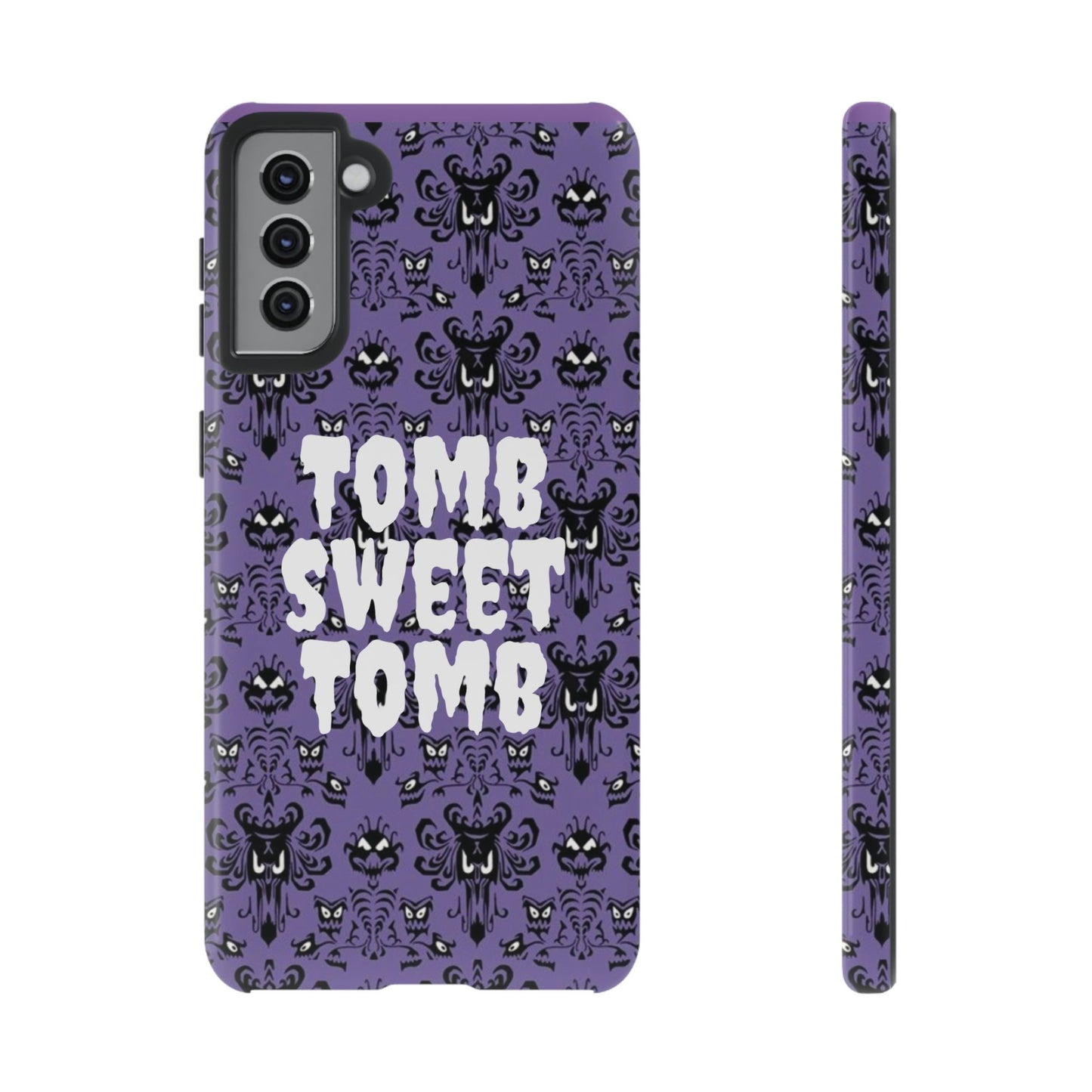 Phone Case - Disney Haunted Mansion Wallpaper Tomb Sweet Tomb