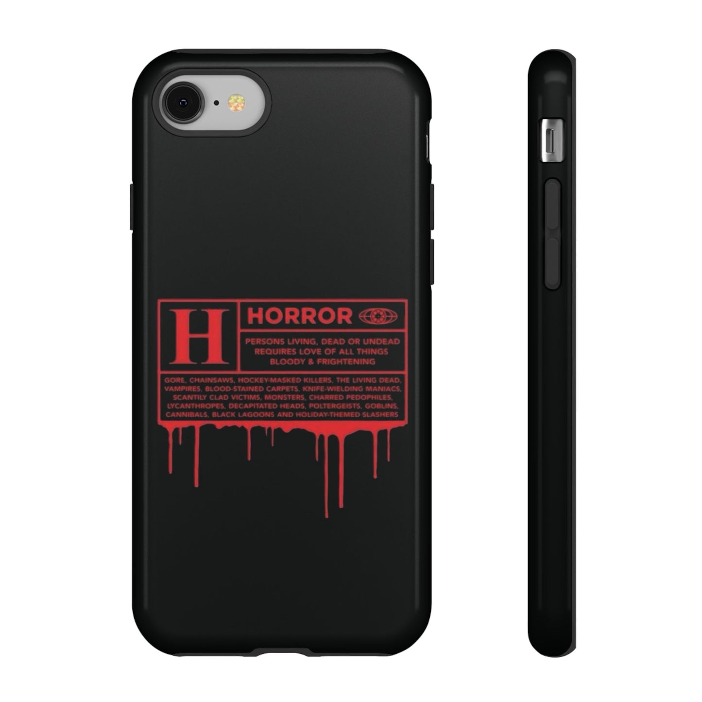 Horror Movie Rating Phone Case