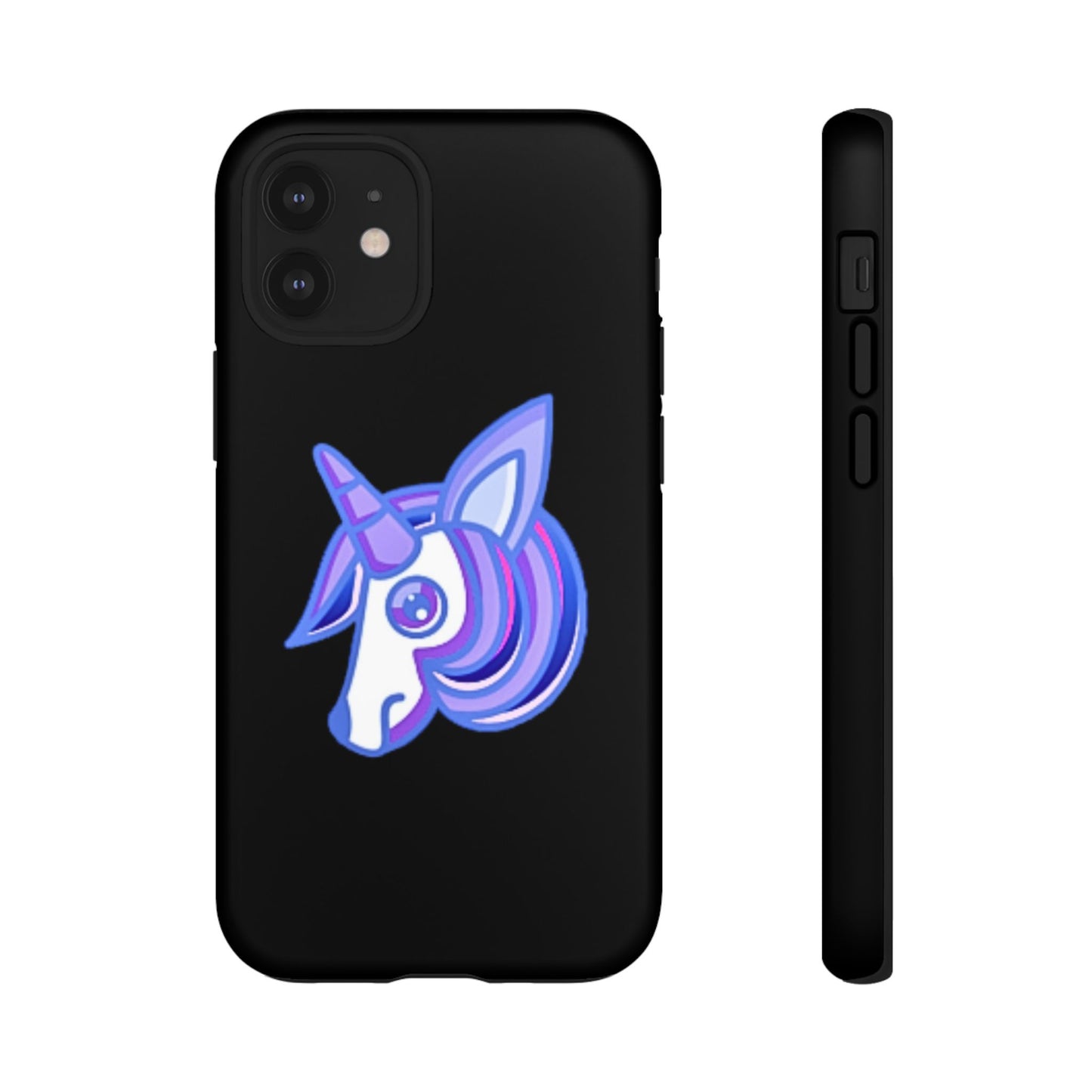 Gothic Unicorn Hard Phone Case for I Phone and Galaxy