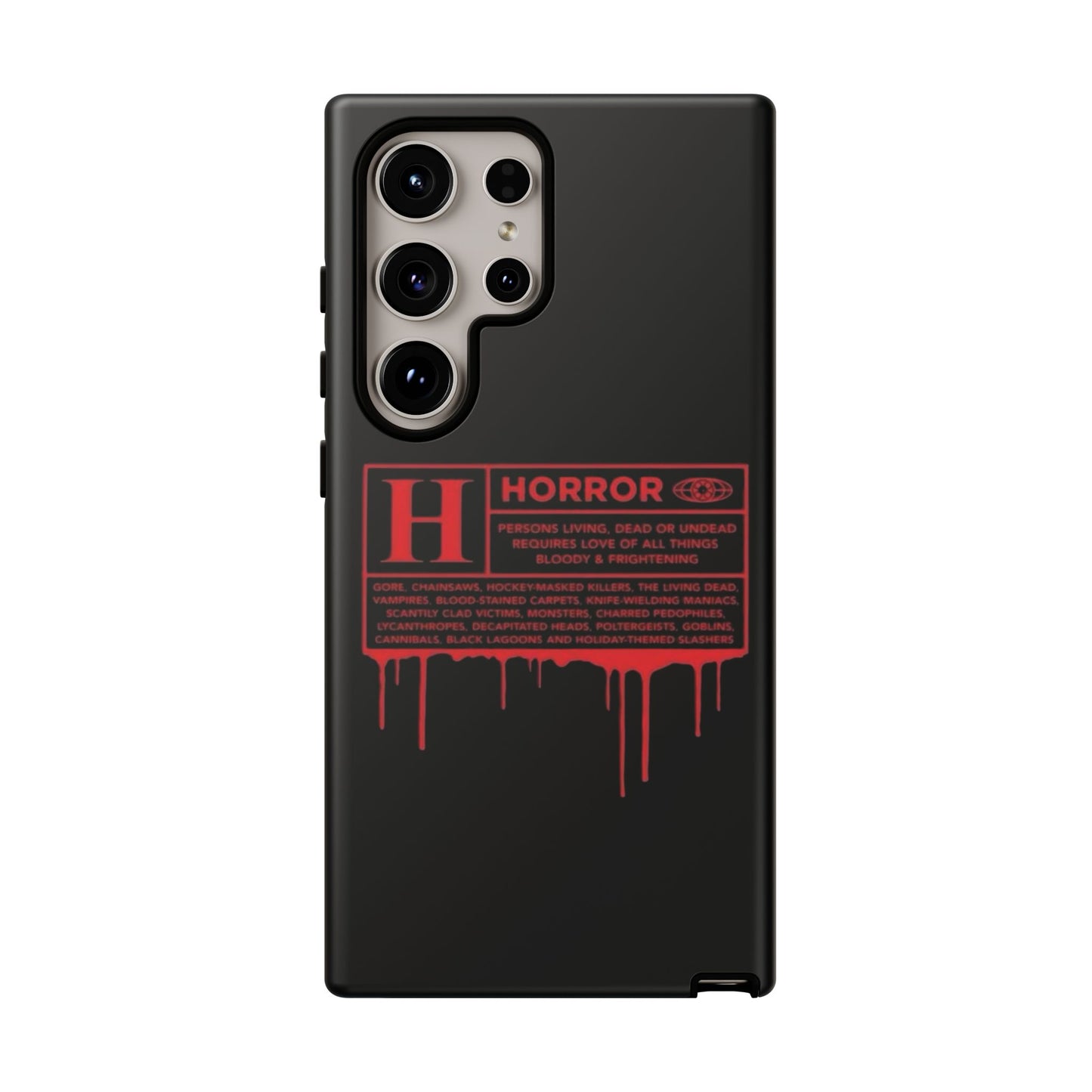 Horror Movie Rating Phone Case