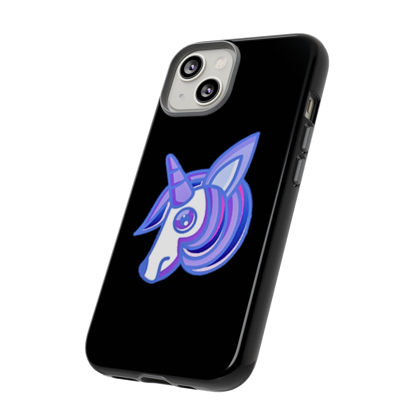 Gothic Unicorn Hard Phone Case for I Phone and Galaxy