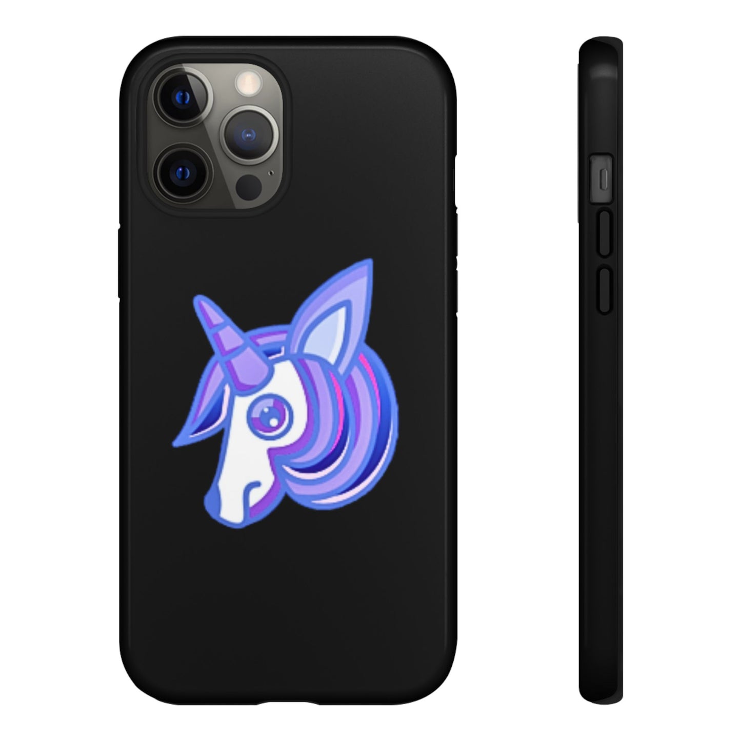 Gothic Unicorn Hard Phone Case for I Phone and Galaxy