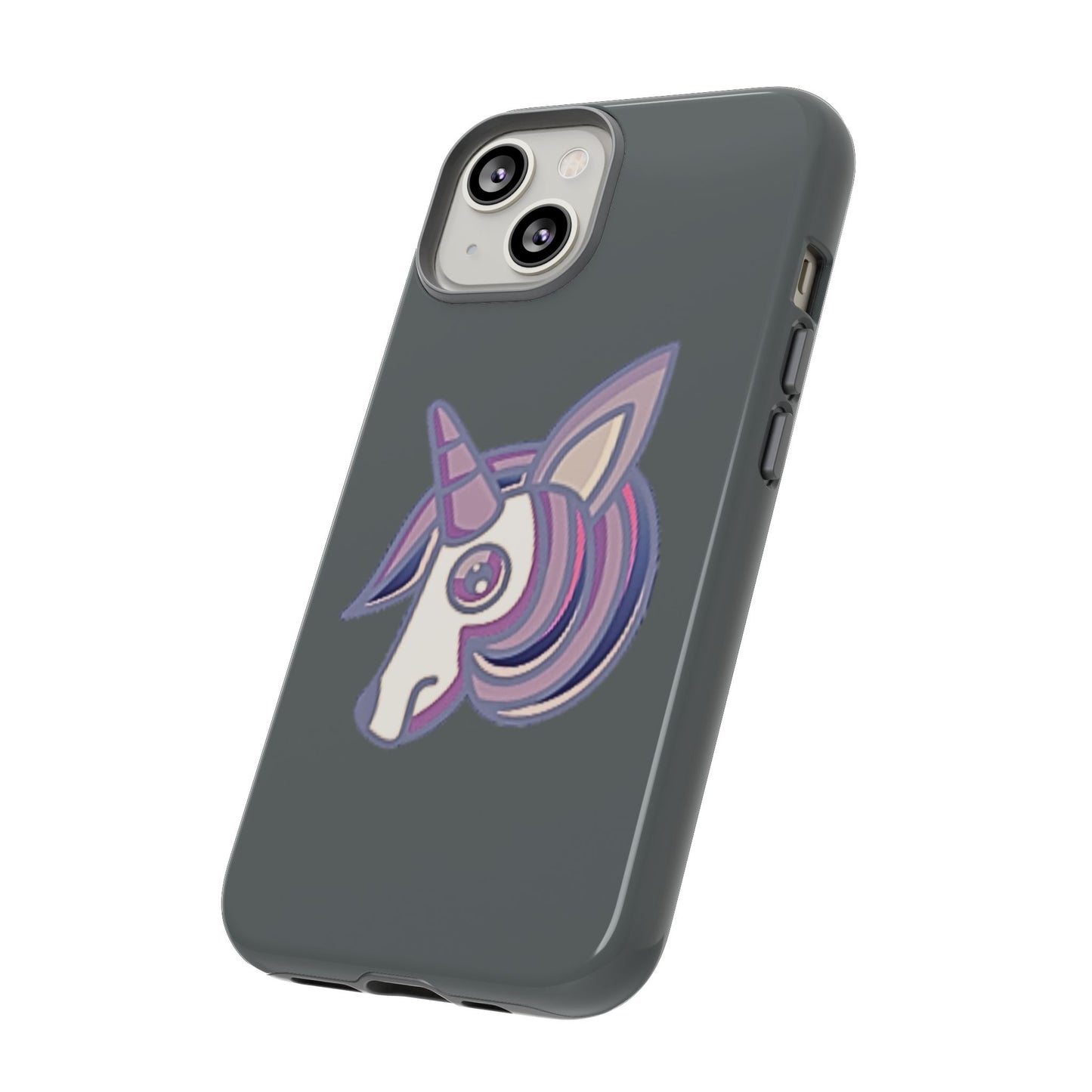 Gothic Unicorn Hard Phone Case for I Phone and Galaxy