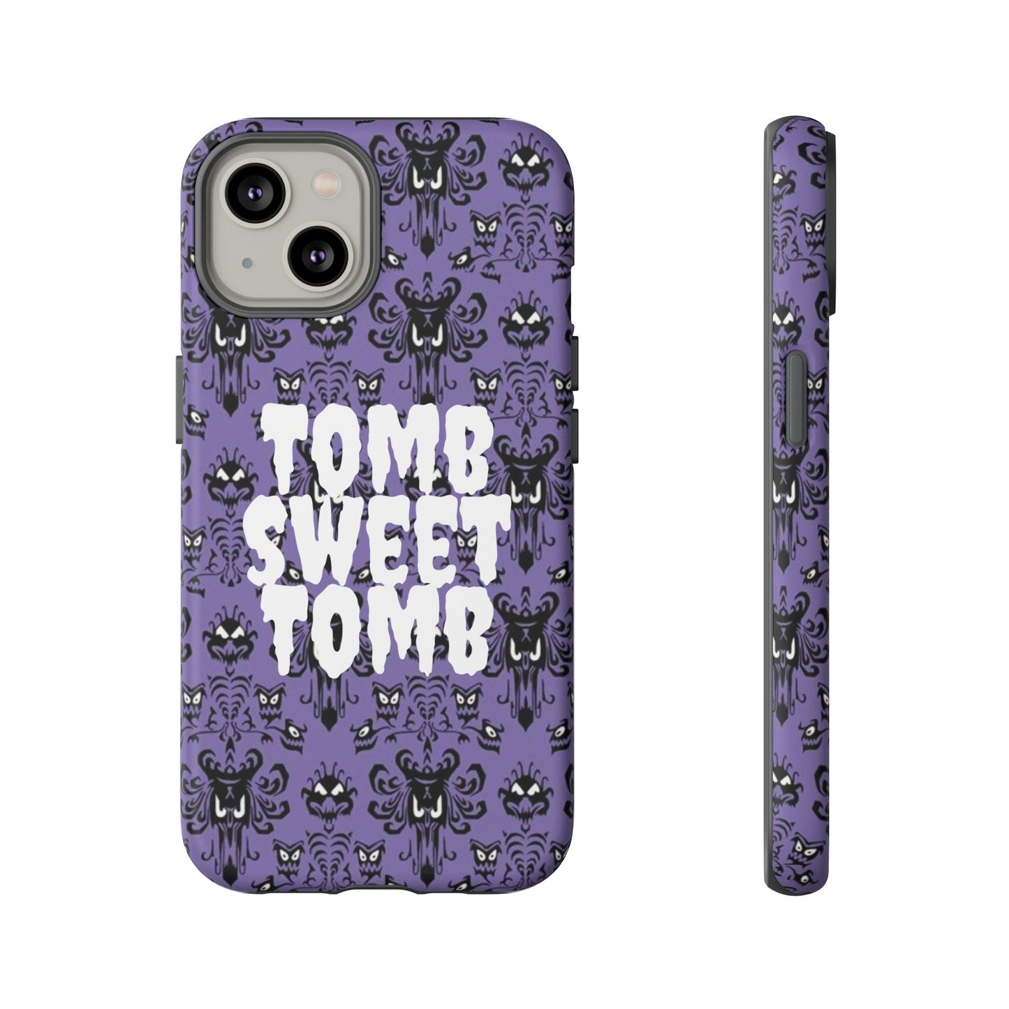 Phone Case - Disney Haunted Mansion Wallpaper Tomb Sweet Tomb