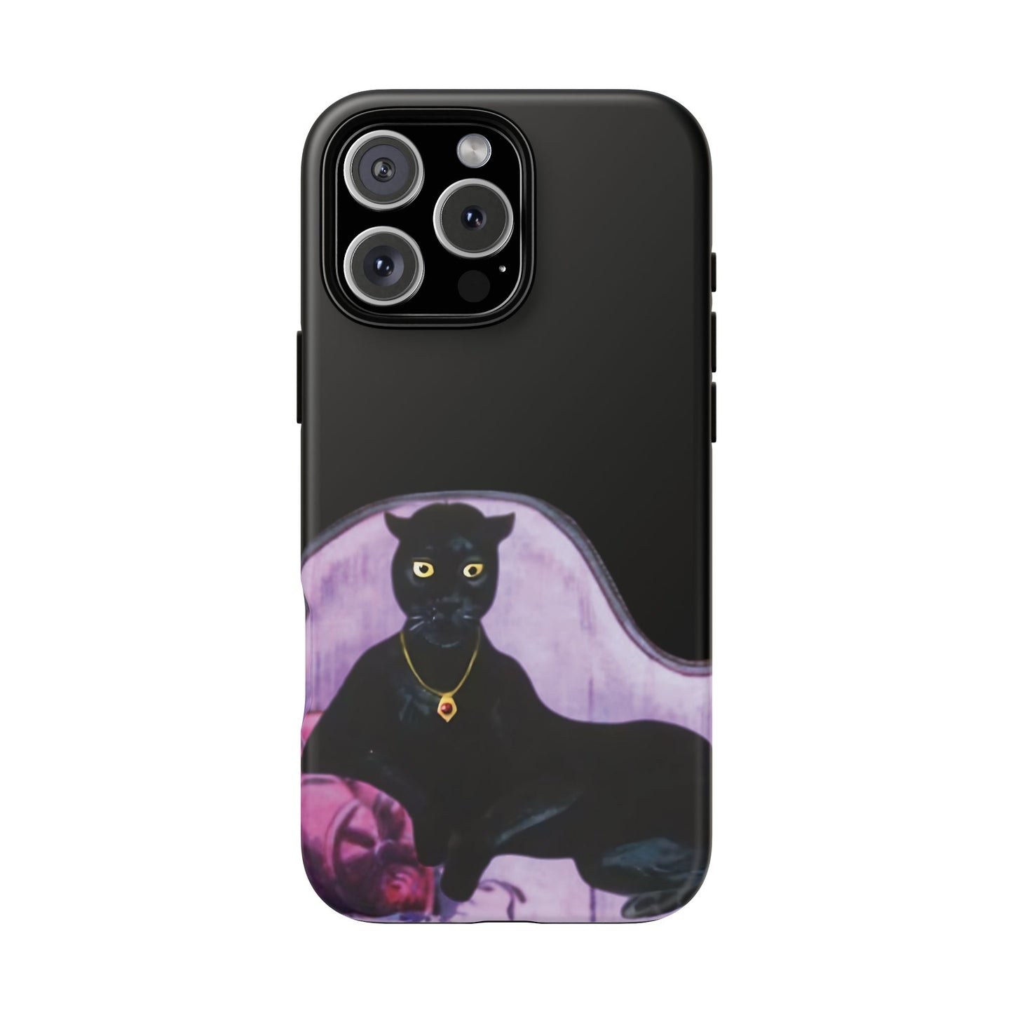 Haunted Mansion Panther Cat Lady Phone Case IPhone and Galaxy