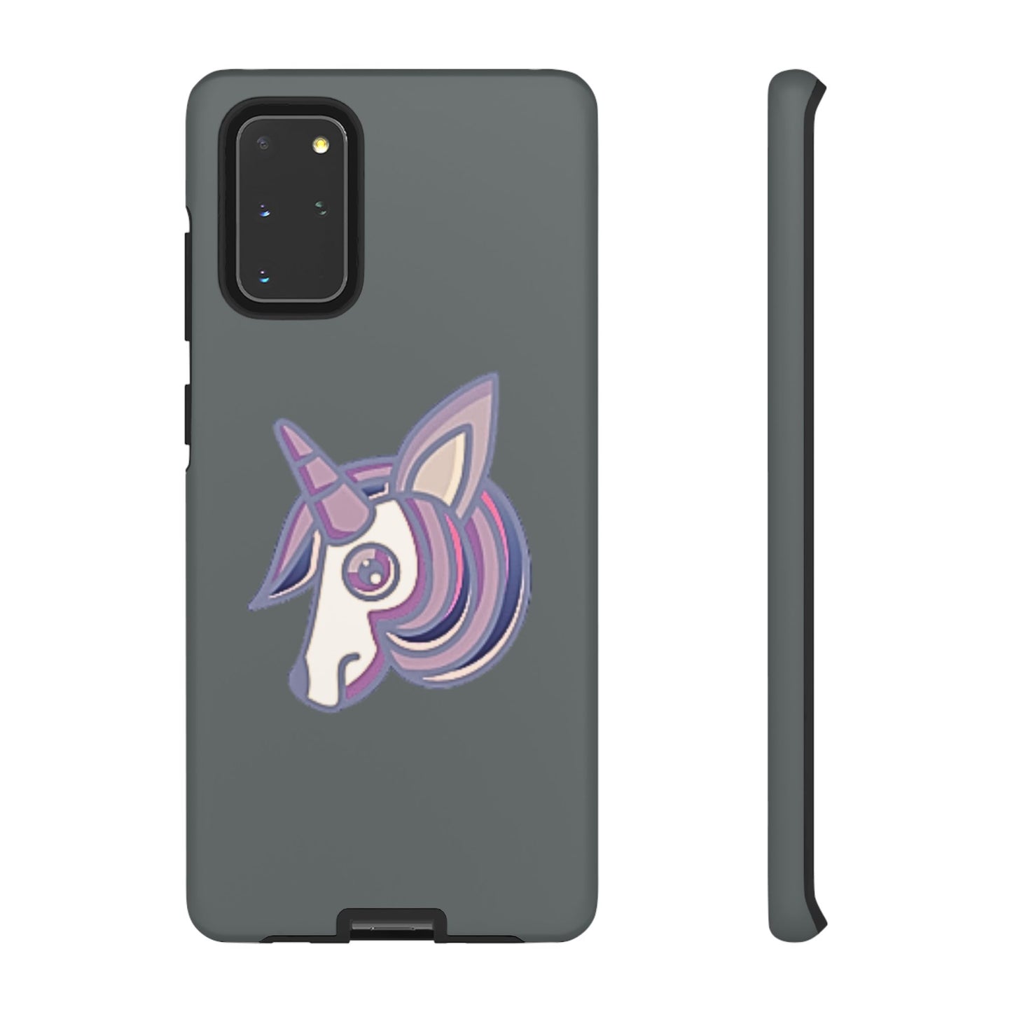 Gothic Unicorn Hard Phone Case for I Phone and Galaxy