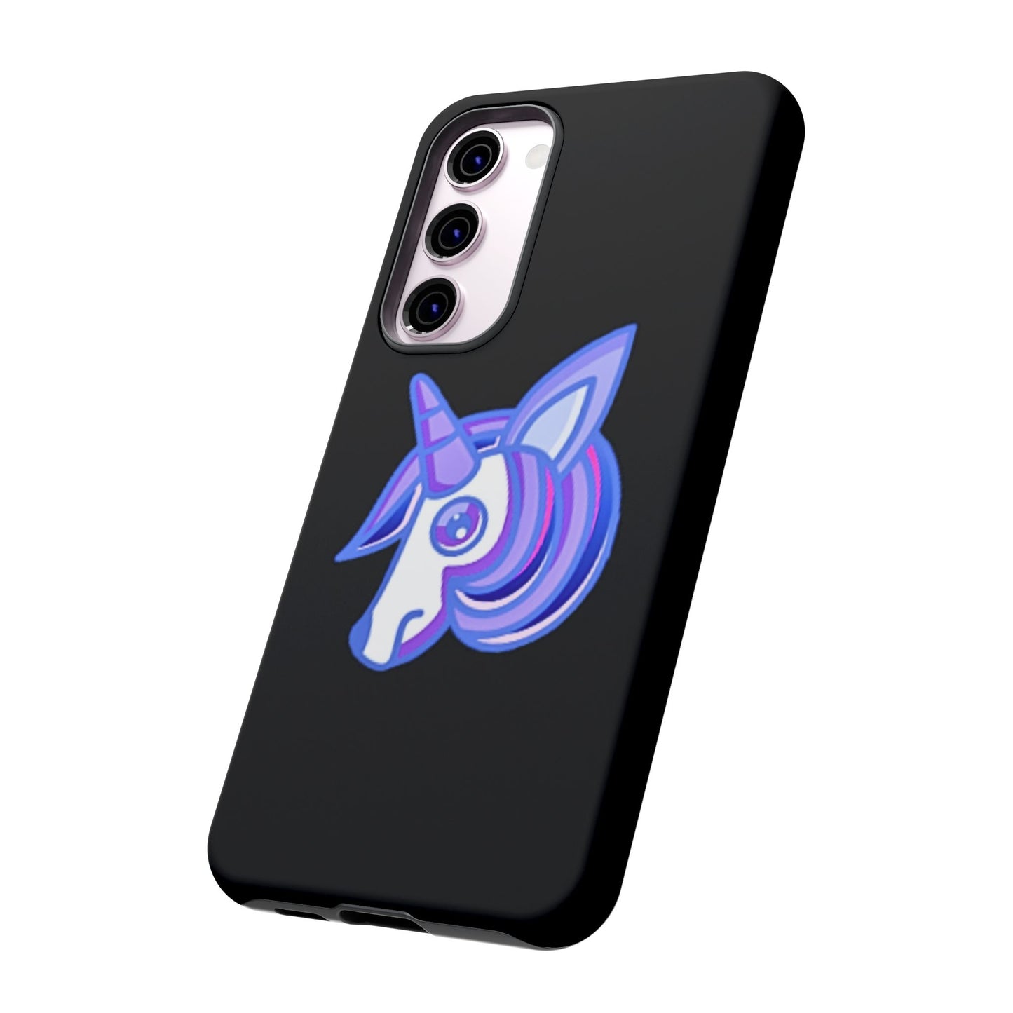 Gothic Unicorn Hard Phone Case for I Phone and Galaxy