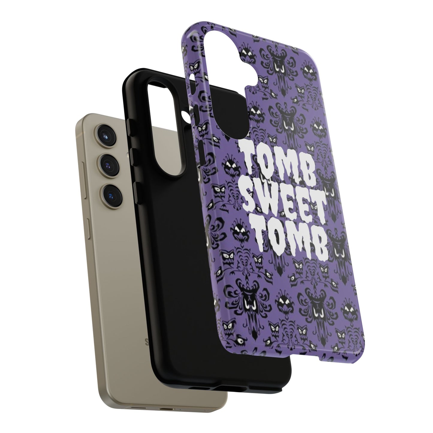 Phone Case - Disney Haunted Mansion Wallpaper Tomb Sweet Tomb