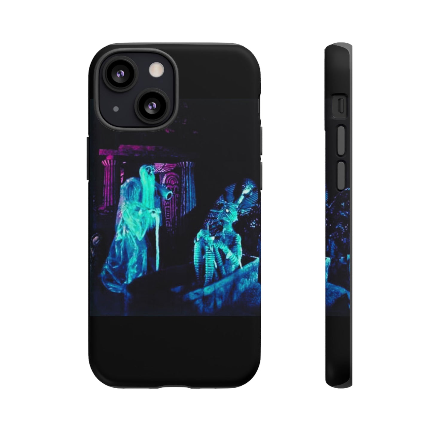 Haunted Mansion Mummy Scene Hard Phone Case for iPhone and Galaxy