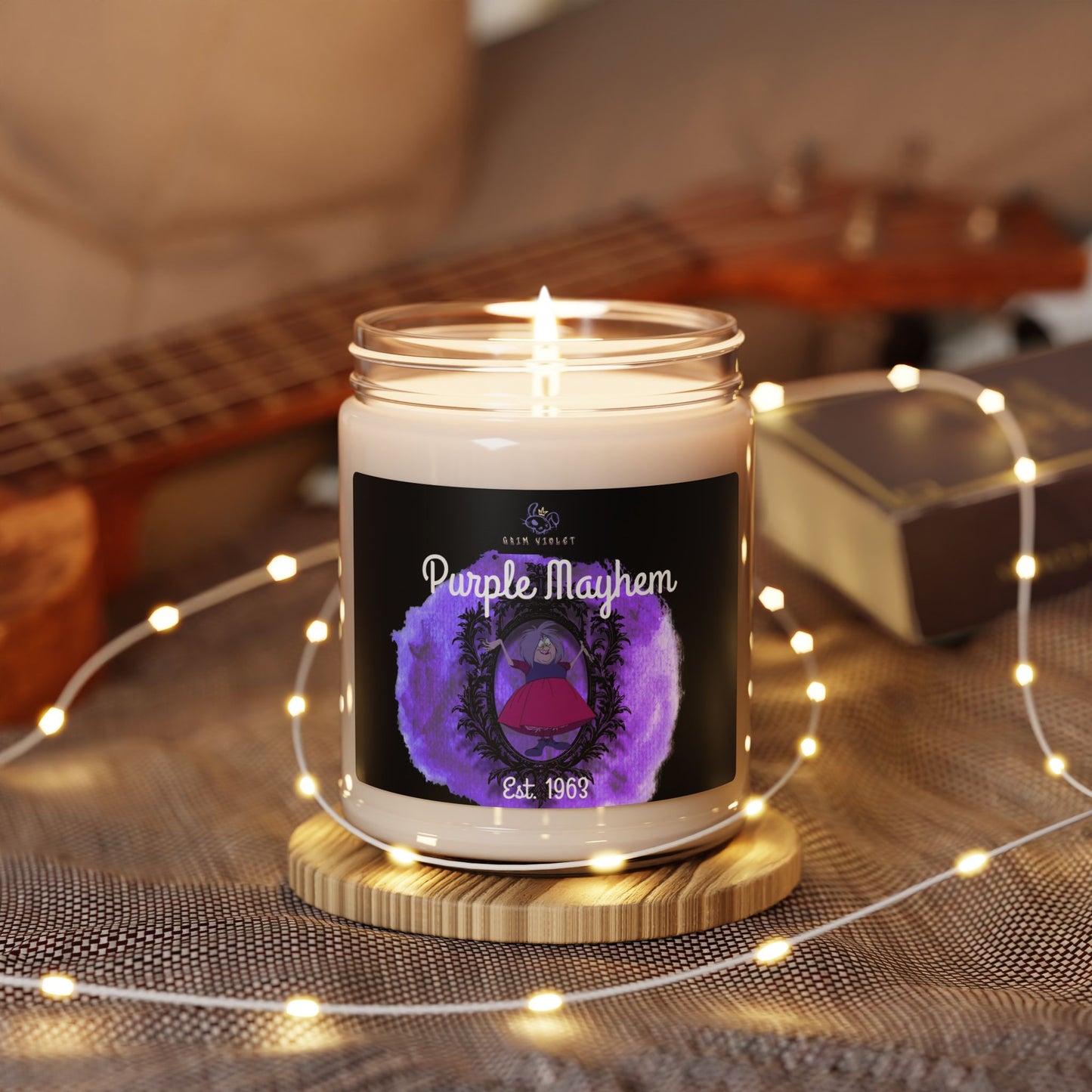 Soy Candle Madam Mim Purple Mayhem 9oz