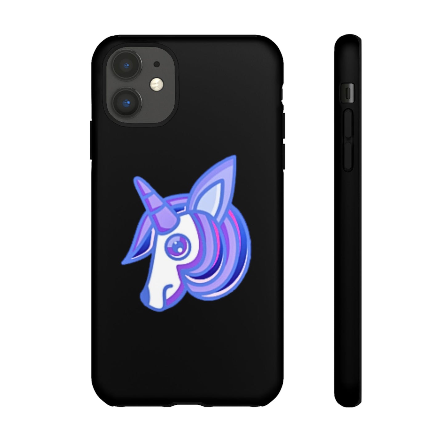 Gothic Unicorn Hard Phone Case for I Phone and Galaxy