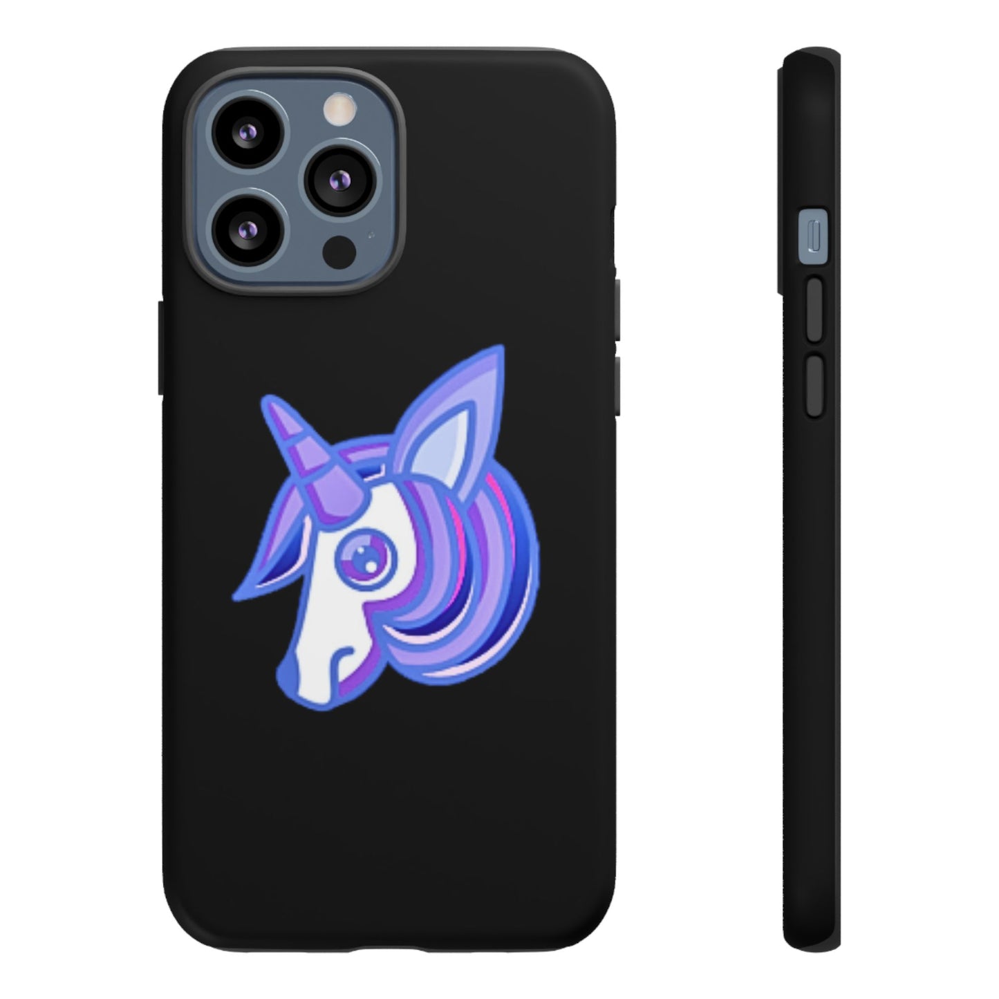 Gothic Unicorn Hard Phone Case for I Phone and Galaxy