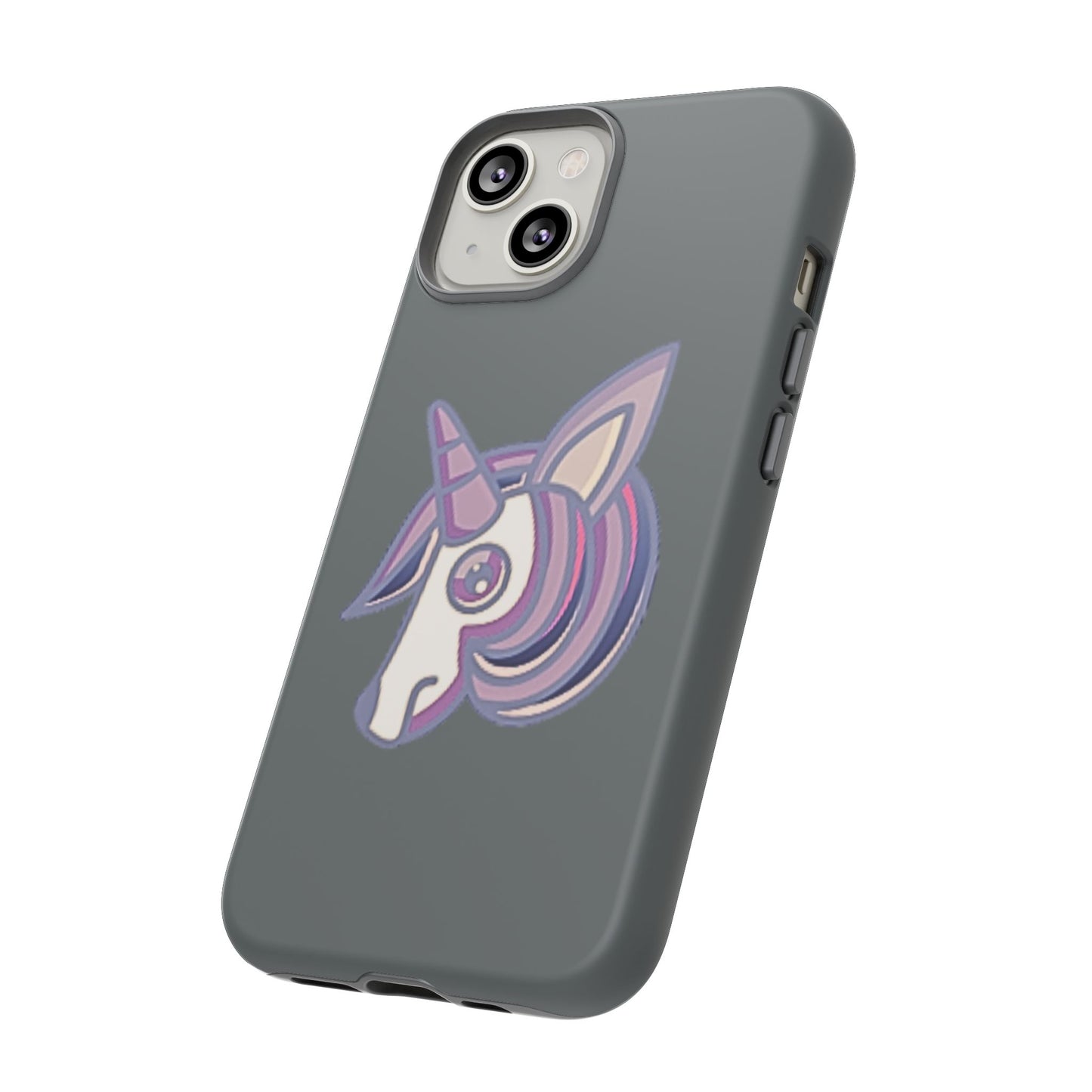 Gothic Unicorn Hard Phone Case for I Phone and Galaxy