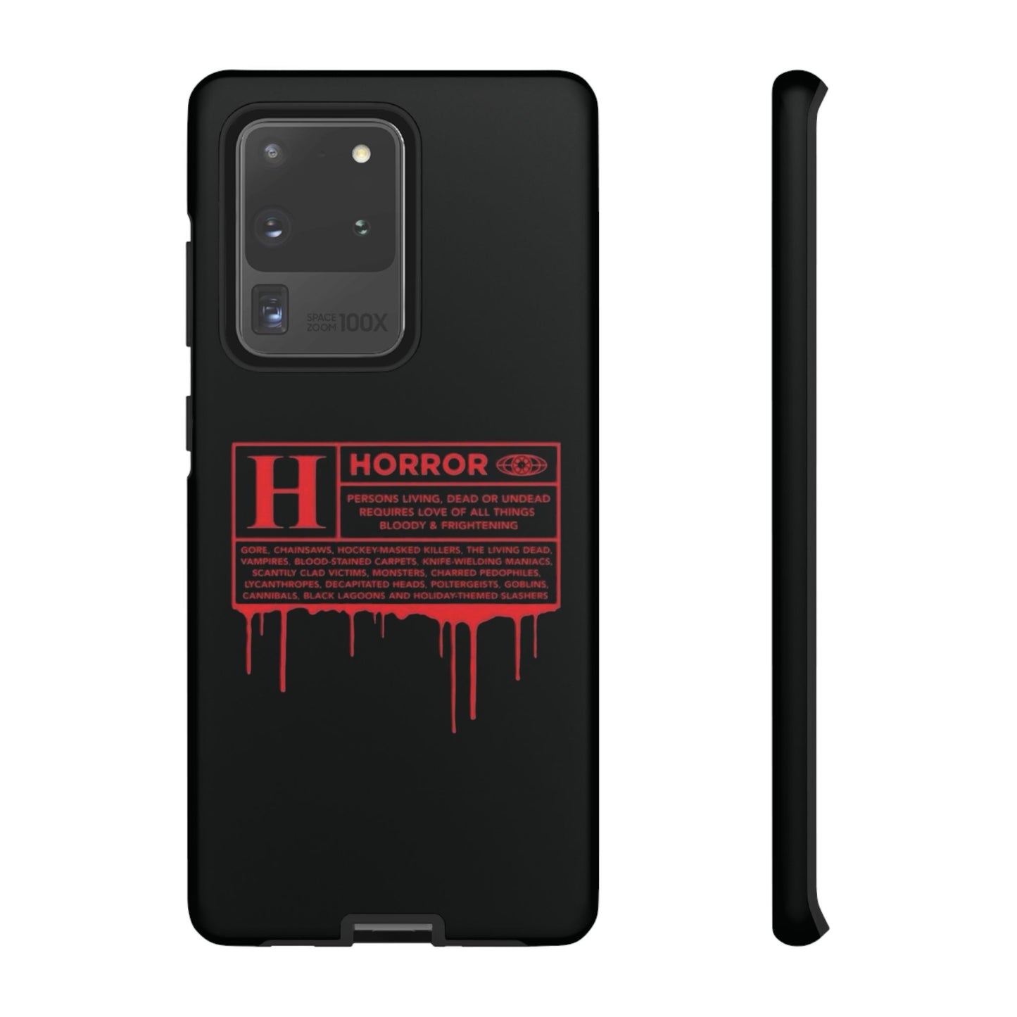 Horror Movie Rating Phone Case