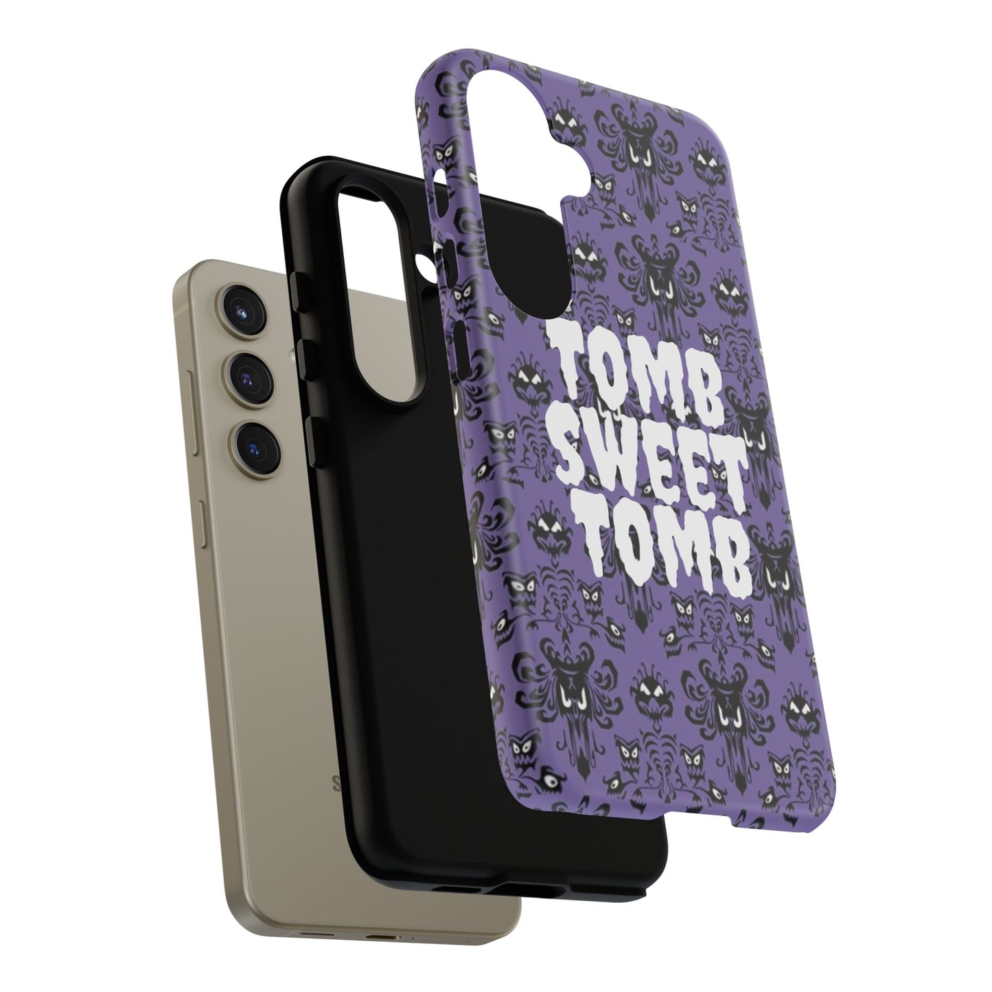 Phone Case - Disney Haunted Mansion Wallpaper Tomb Sweet Tomb