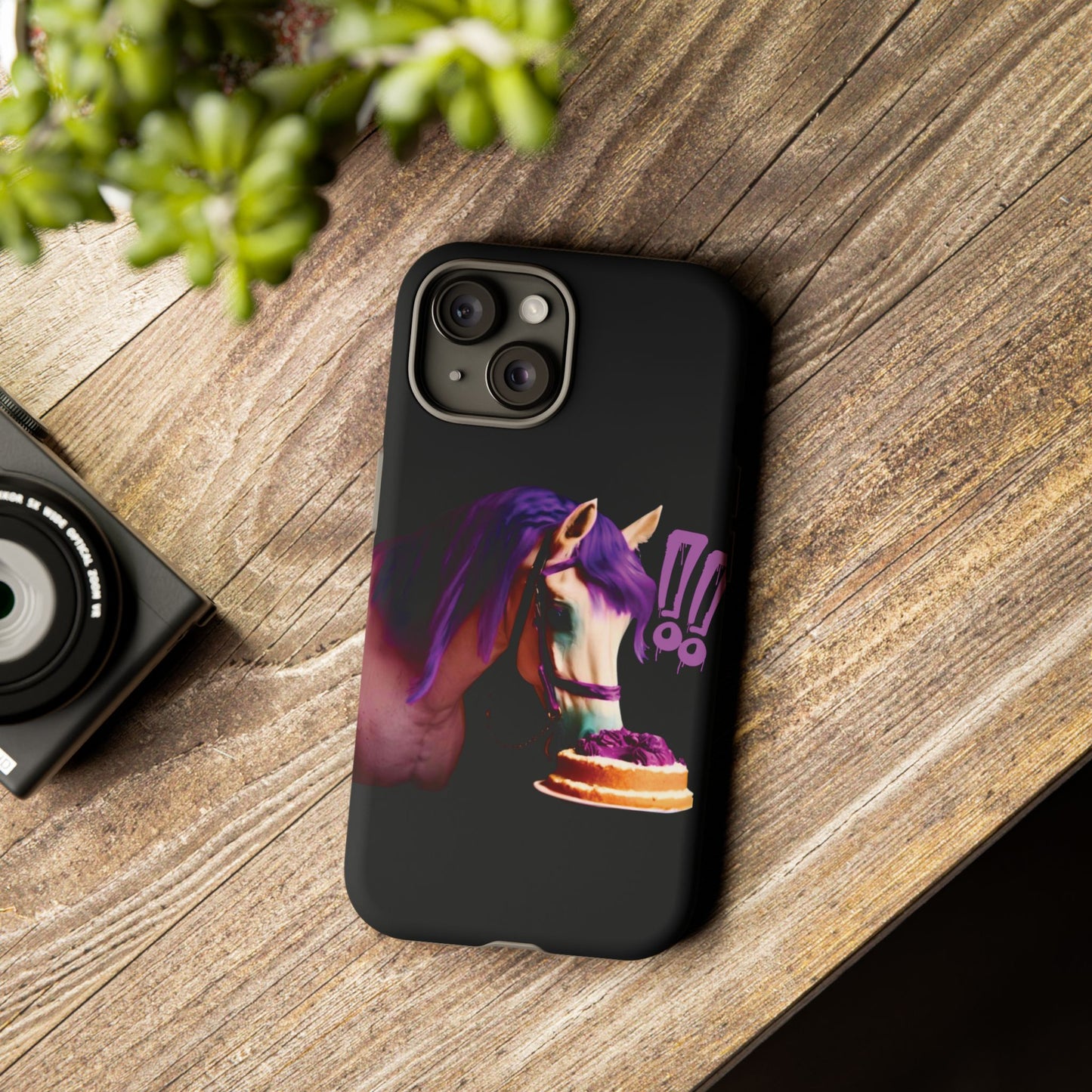 Marie Antoinette Style Horse With Cake Phone Case  for I Phone and Galaxy