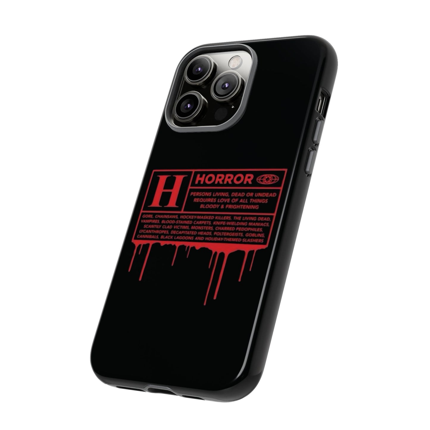 Horror Movie Rating Phone Case