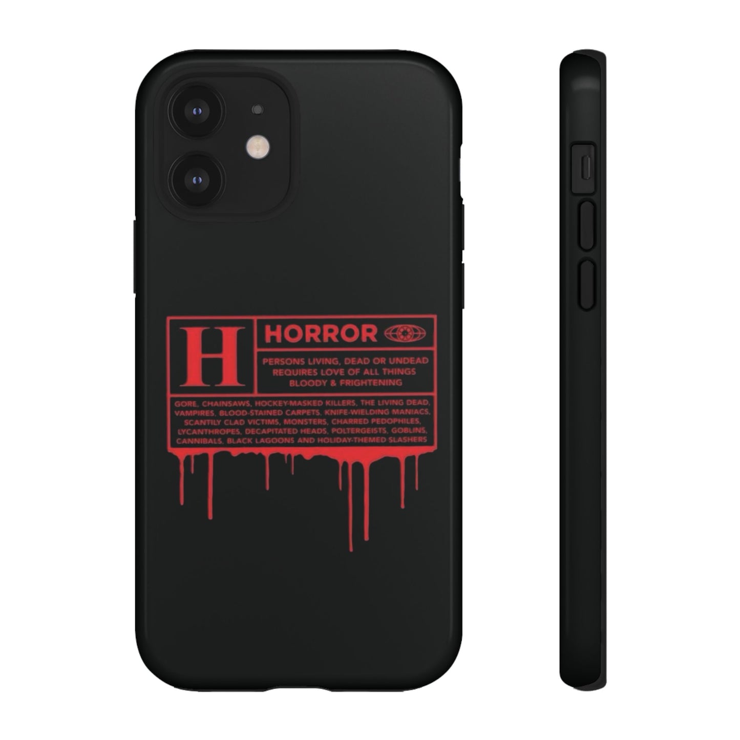 Horror Movie Rating Phone Case