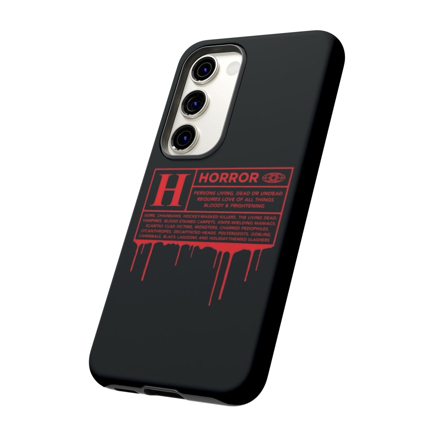 Horror Movie Rating Phone Case