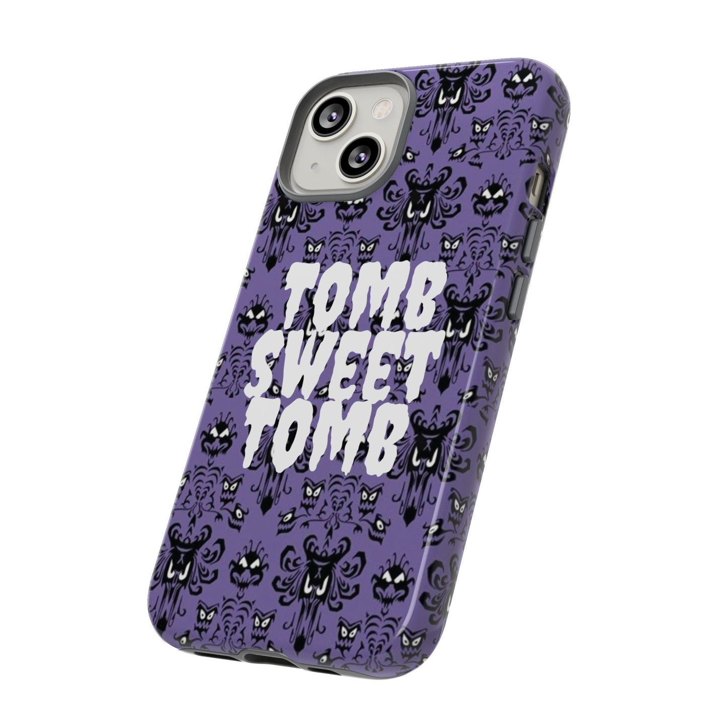 Phone Case - Disney Haunted Mansion Wallpaper Tomb Sweet Tomb