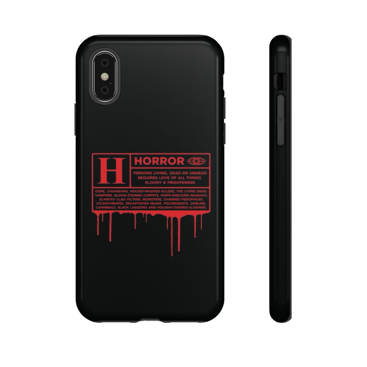 Horror Movie Rating Phone Case