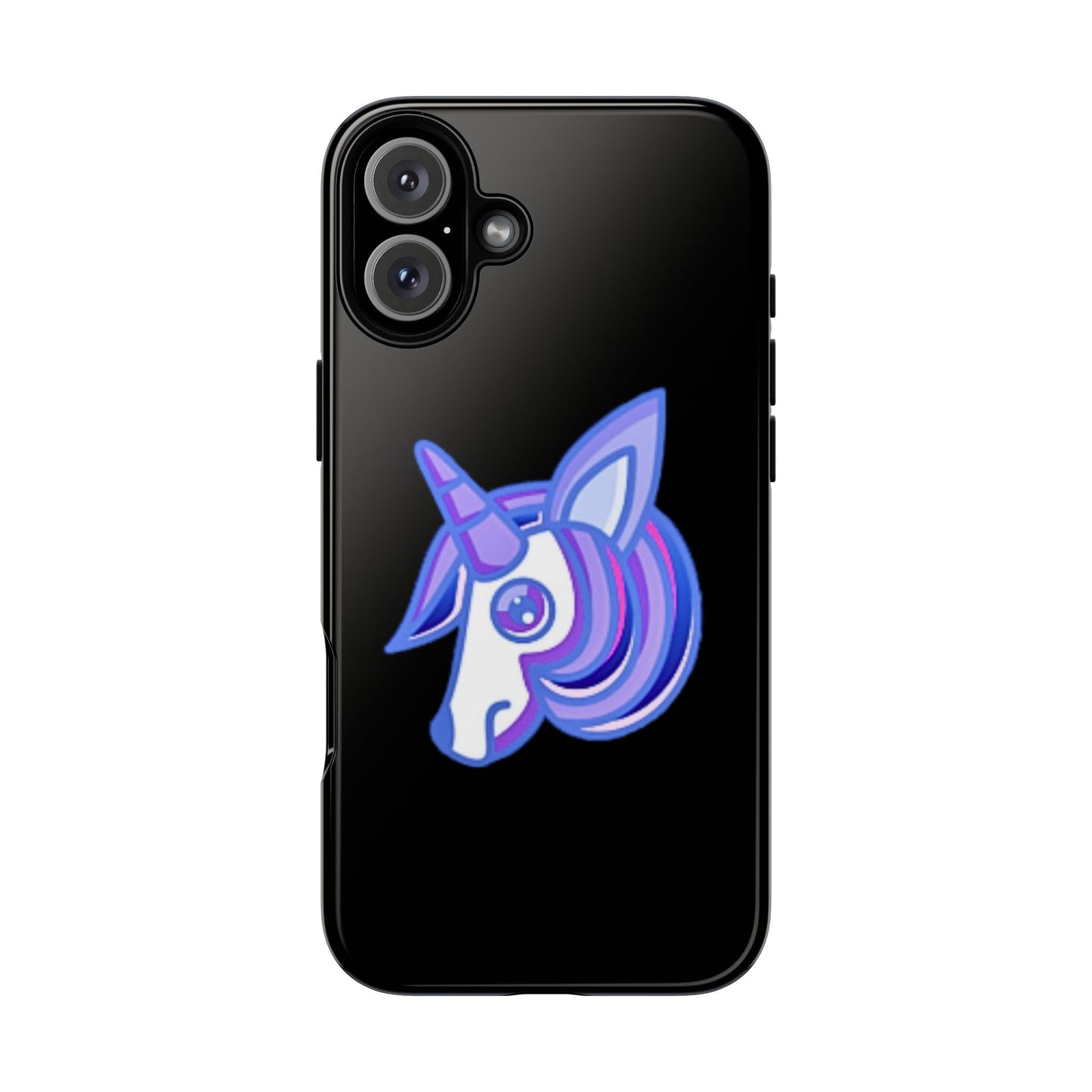 Gothic Unicorn Hard Phone Case for I Phone and Galaxy