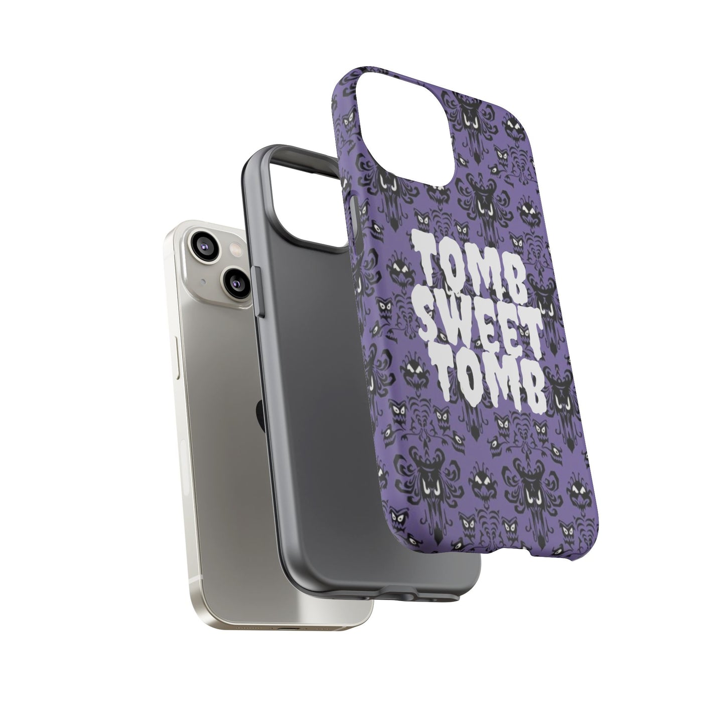 Phone Case - Disney Haunted Mansion Wallpaper Tomb Sweet Tomb