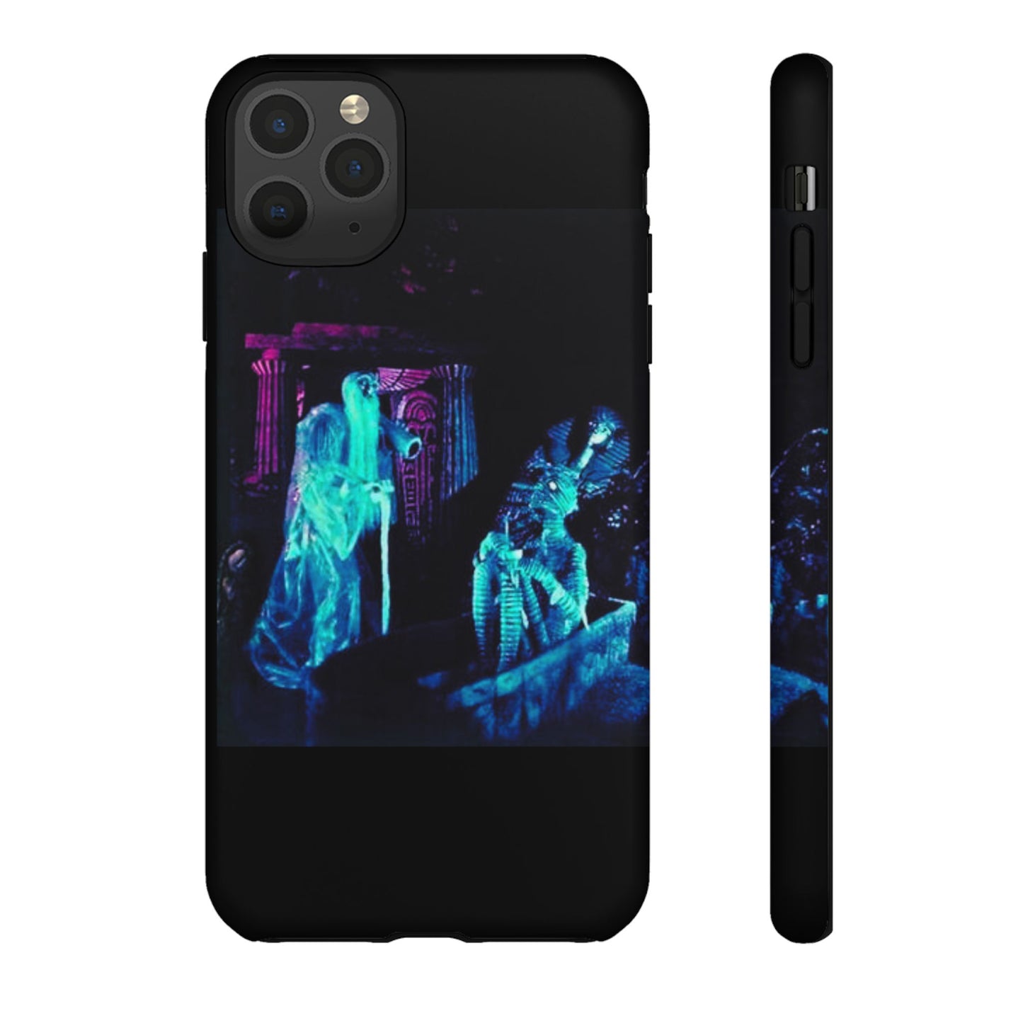 Haunted Mansion Mummy Scene Hard Phone Case for iPhone and Galaxy