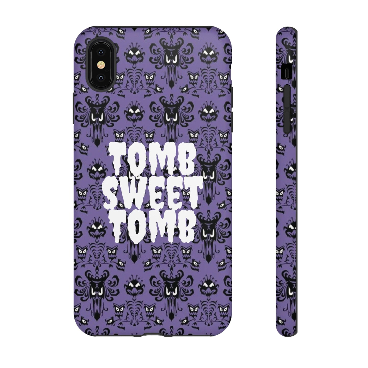 Phone Case - Disney Haunted Mansion Wallpaper Tomb Sweet Tomb