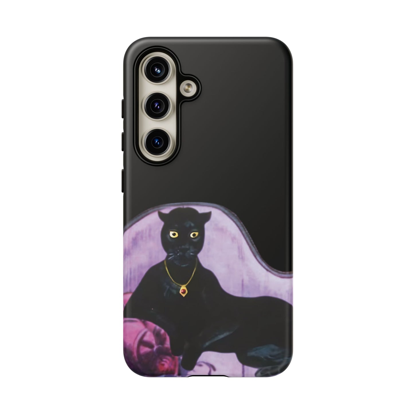 Haunted Mansion Panther Cat Lady Phone Case IPhone and Galaxy