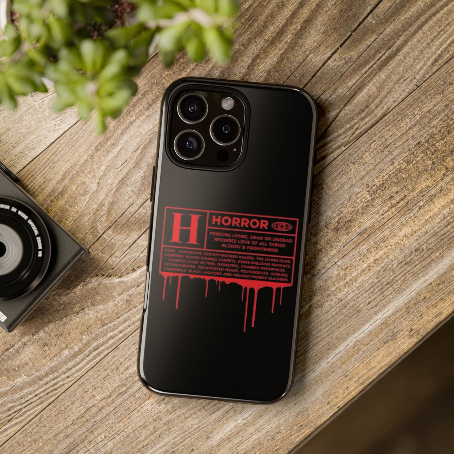 Horror Movie Rating Phone Case