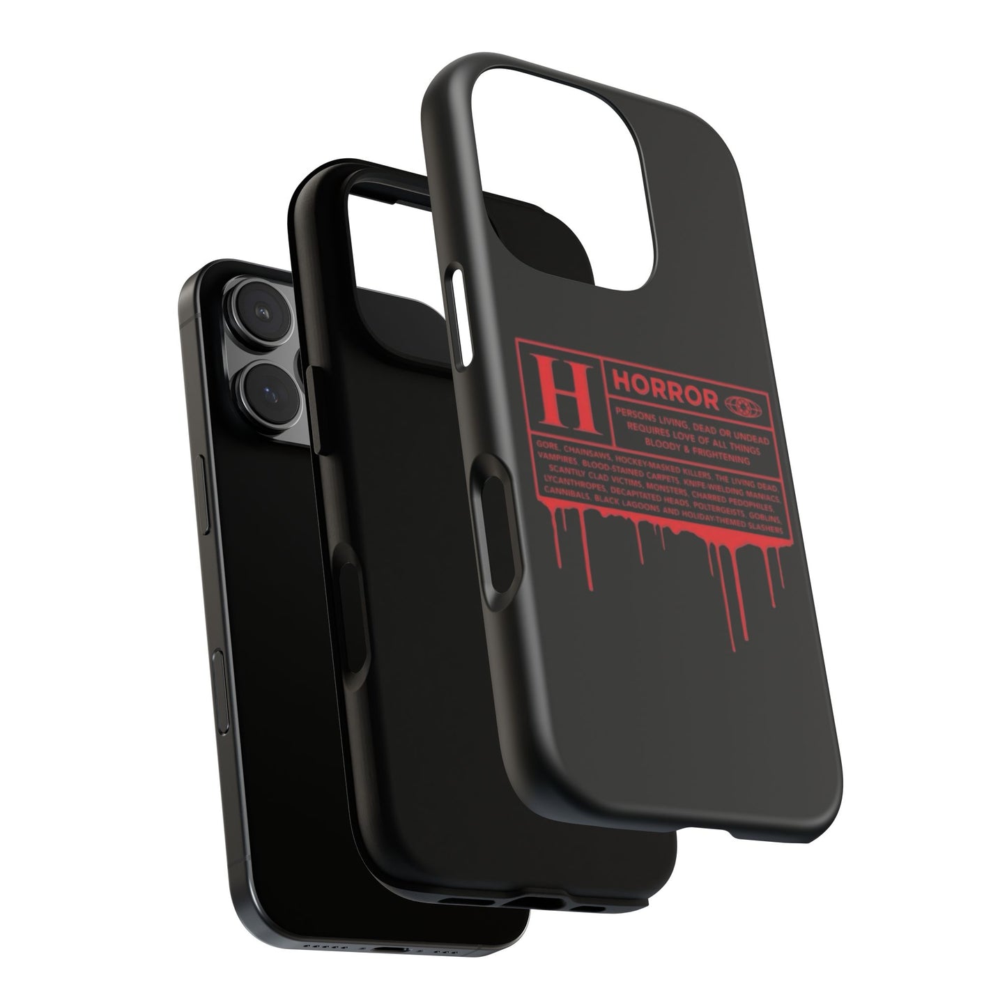 Horror Movie Rating Phone Case