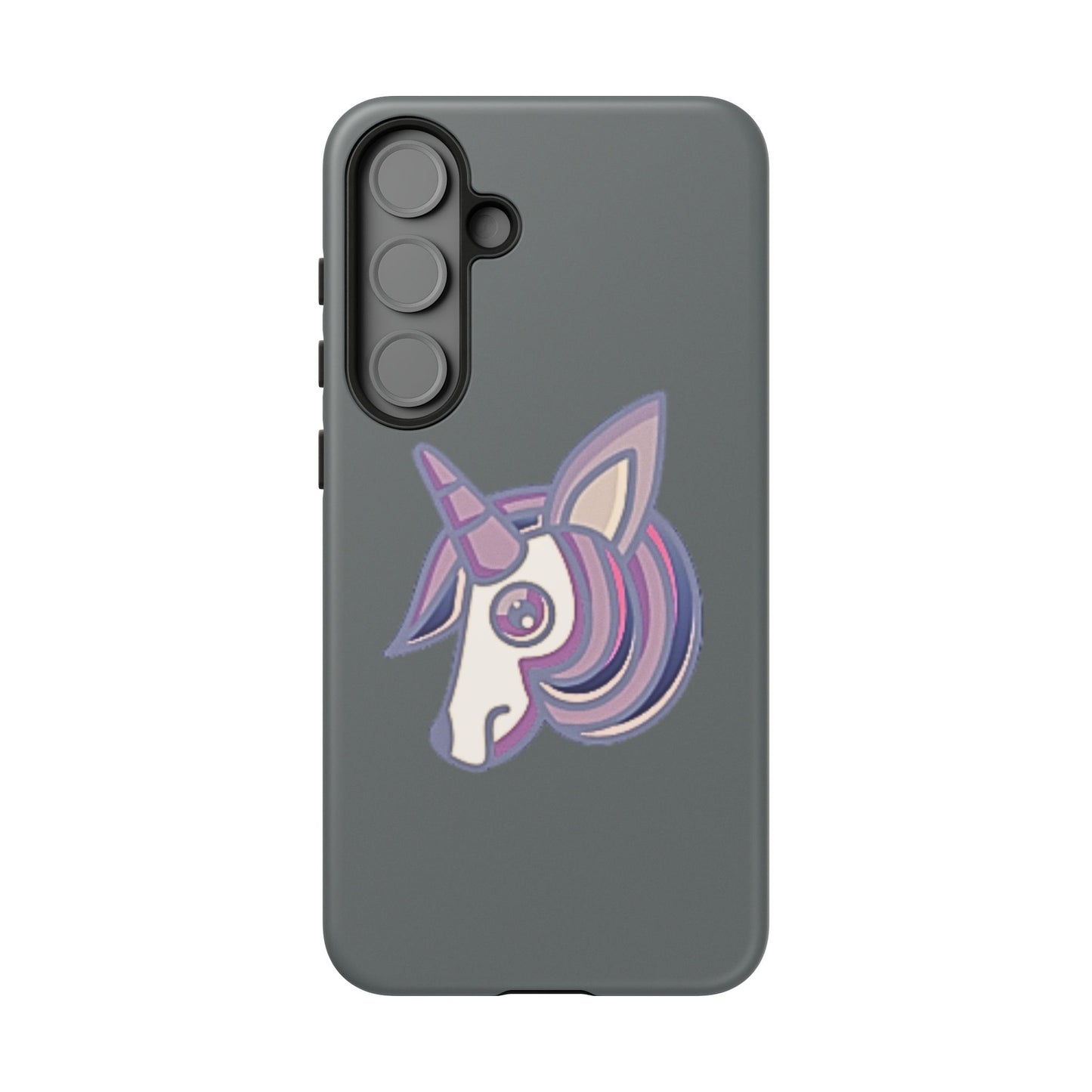 Gothic Unicorn Hard Phone Case for I Phone and Galaxy