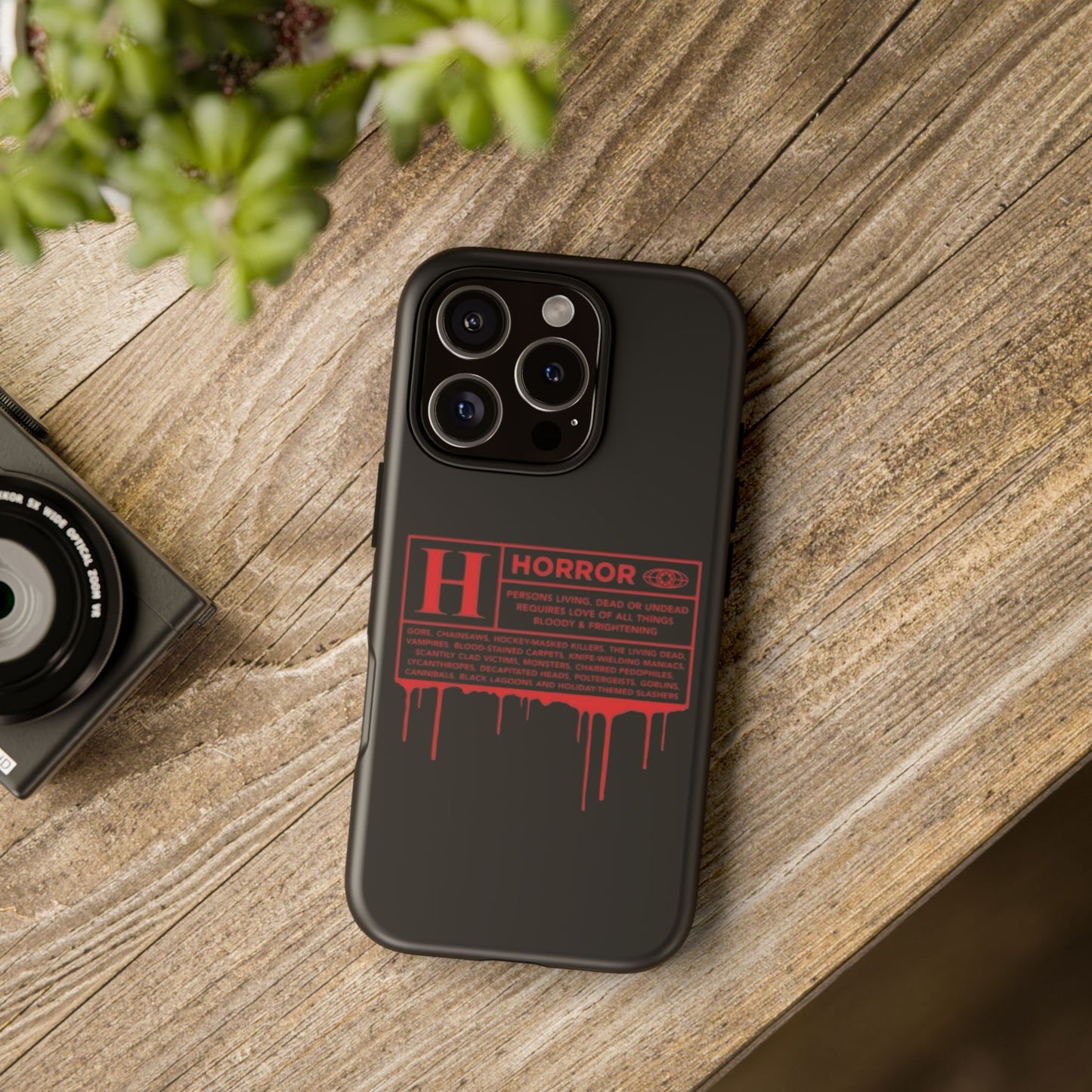 Horror Movie Rating Phone Case