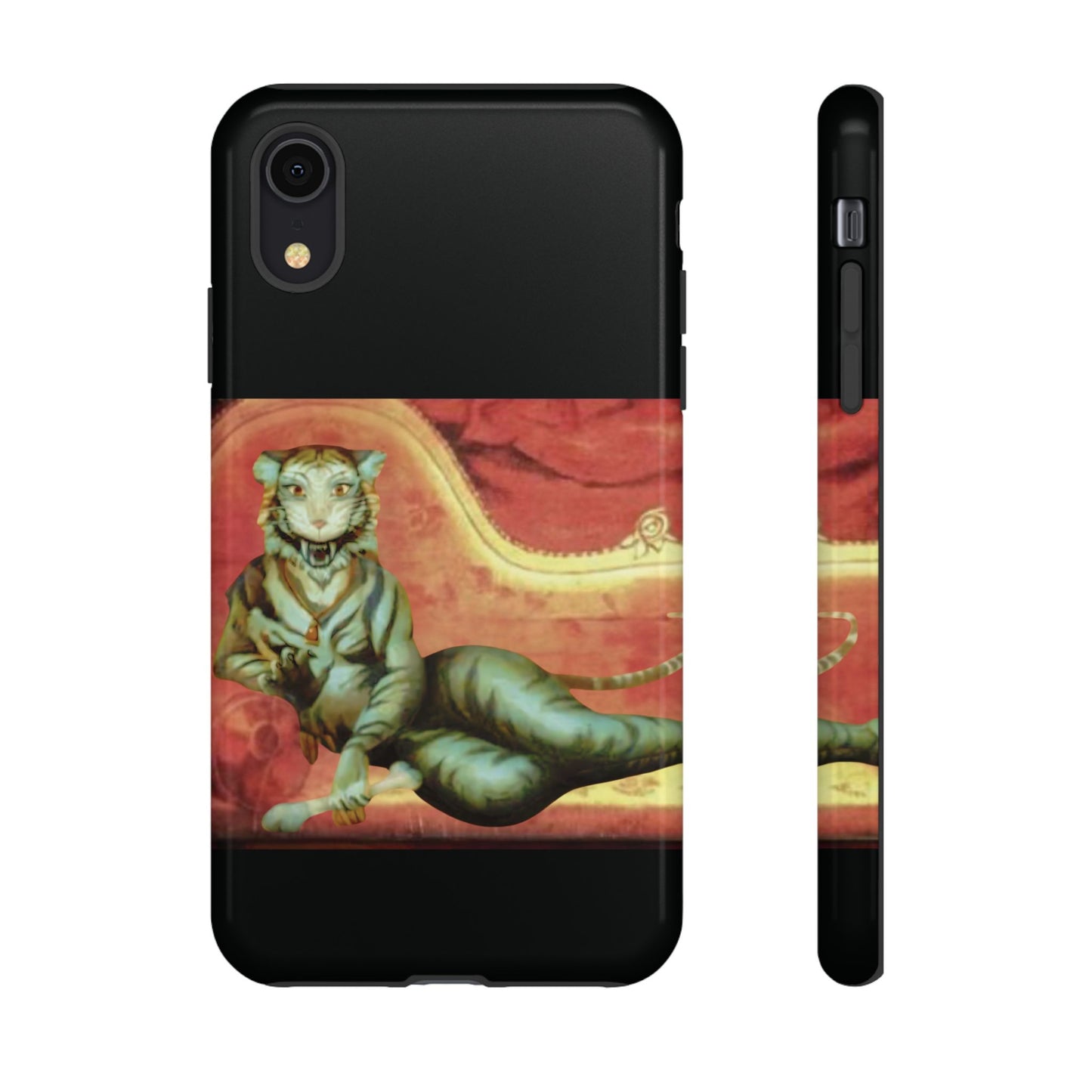 Phone Case - Tiger Lady Changing Portrait Disney Haunted Mansion Hallway Galaxy and iPhone