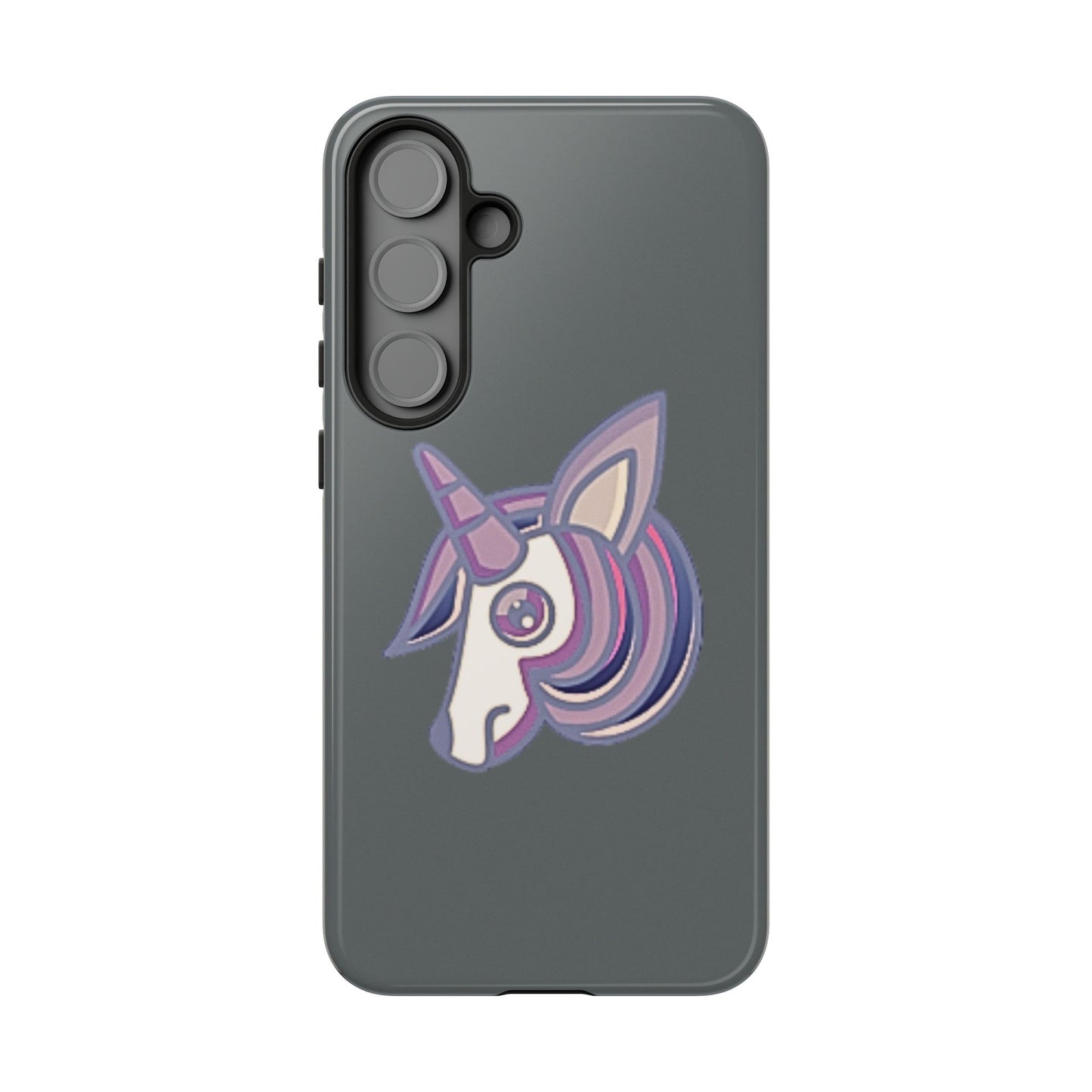 Gothic Unicorn Hard Phone Case for I Phone and Galaxy