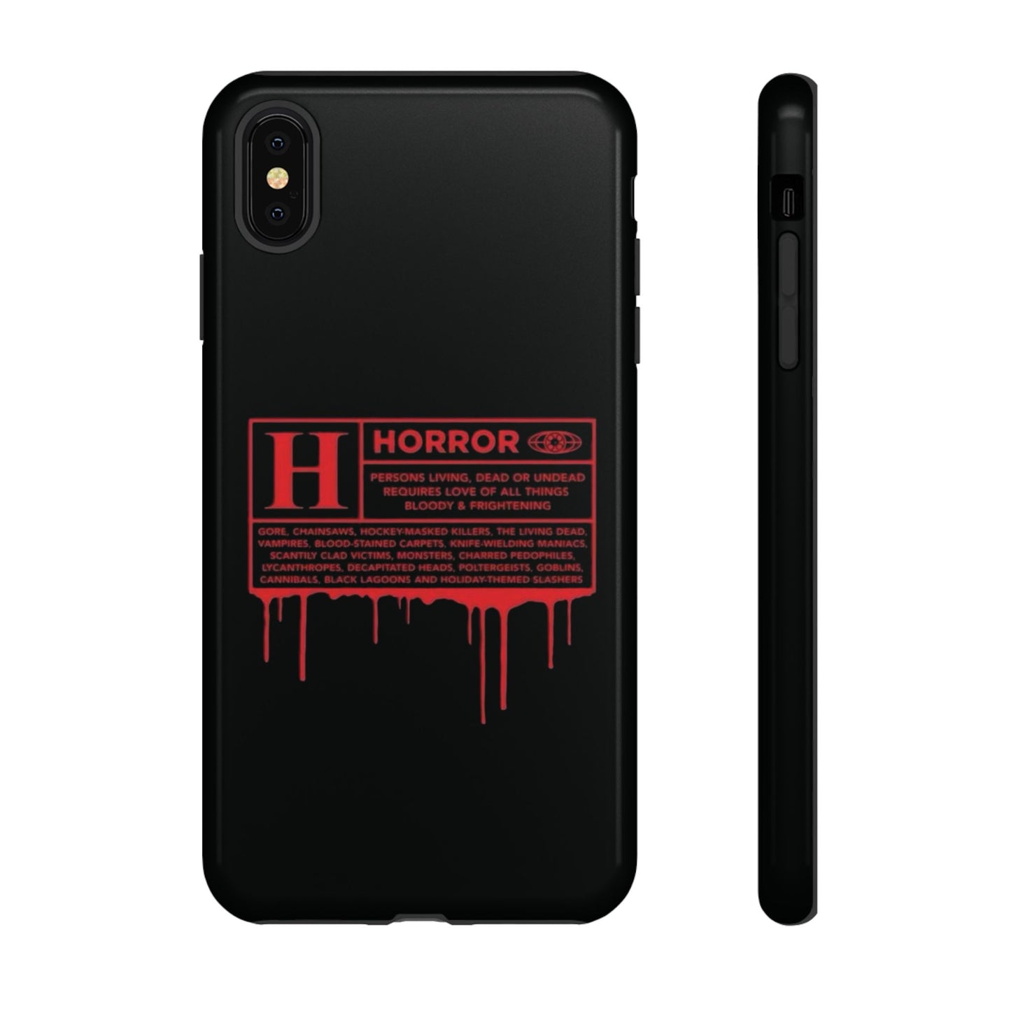 Horror Movie Rating Phone Case